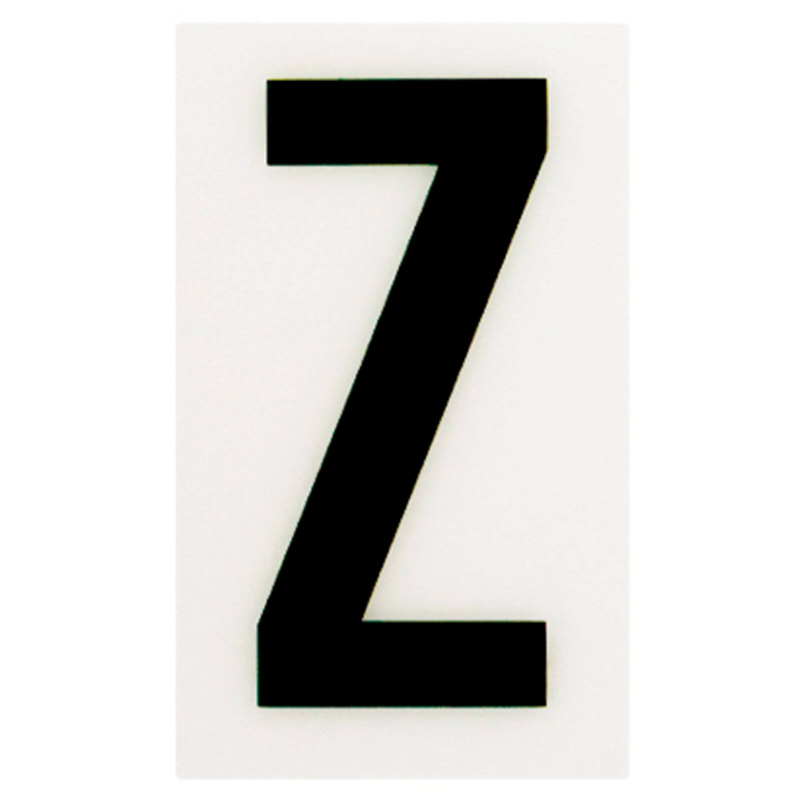 Breeze White Self Adhesive Letter - 60mm - Z