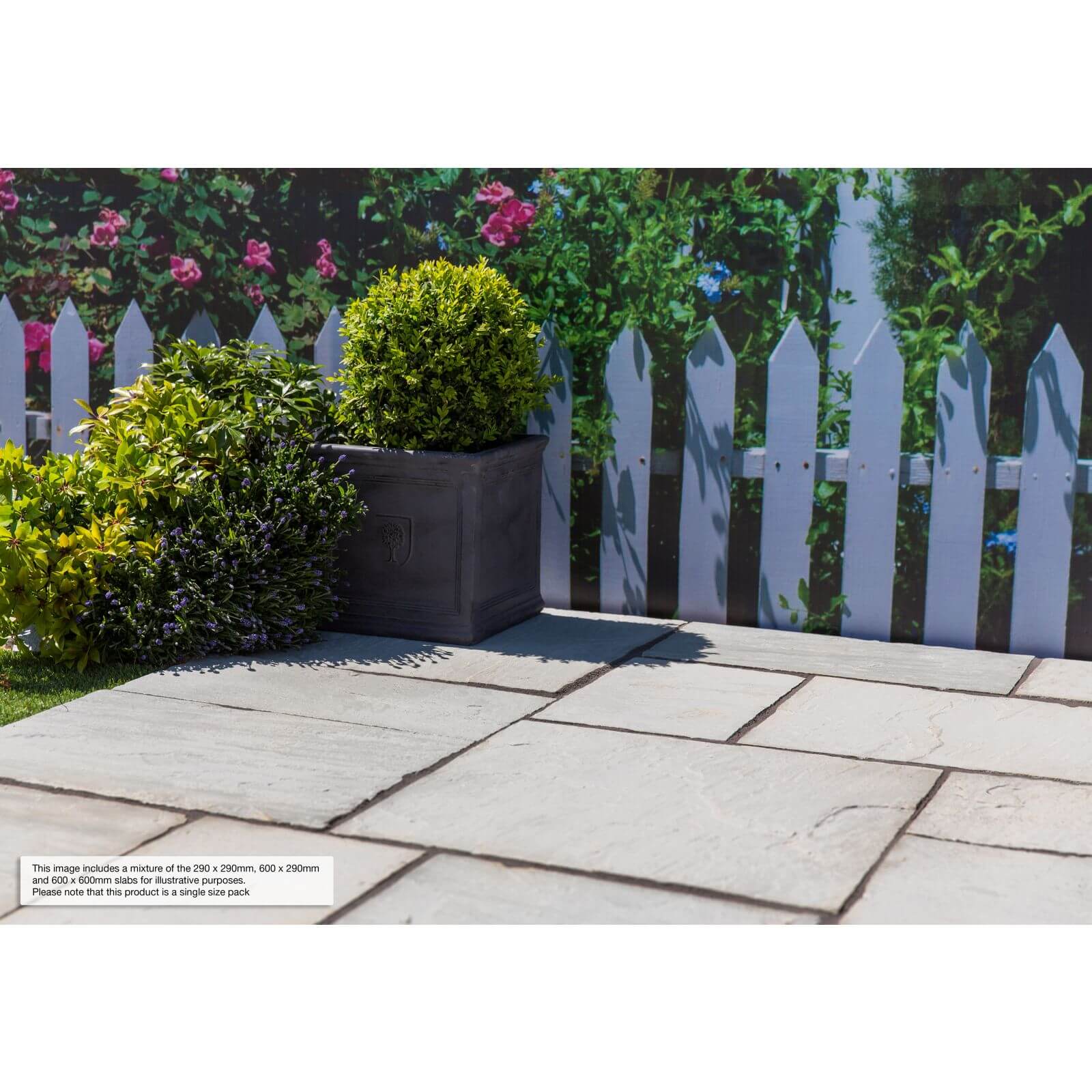 Stylish Stone Natural Sandstone 600 x 600mm Lakefell Full Pack of 42 Slabs