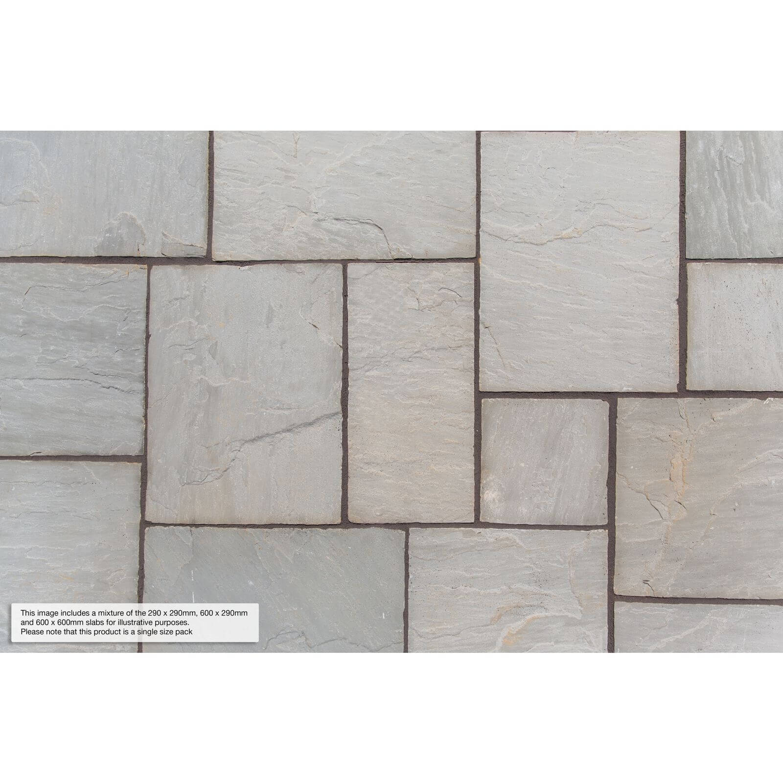Stylish Stone Natural Sandstone 600 x 290mm Lakefell Full Pack of 84 Slabs