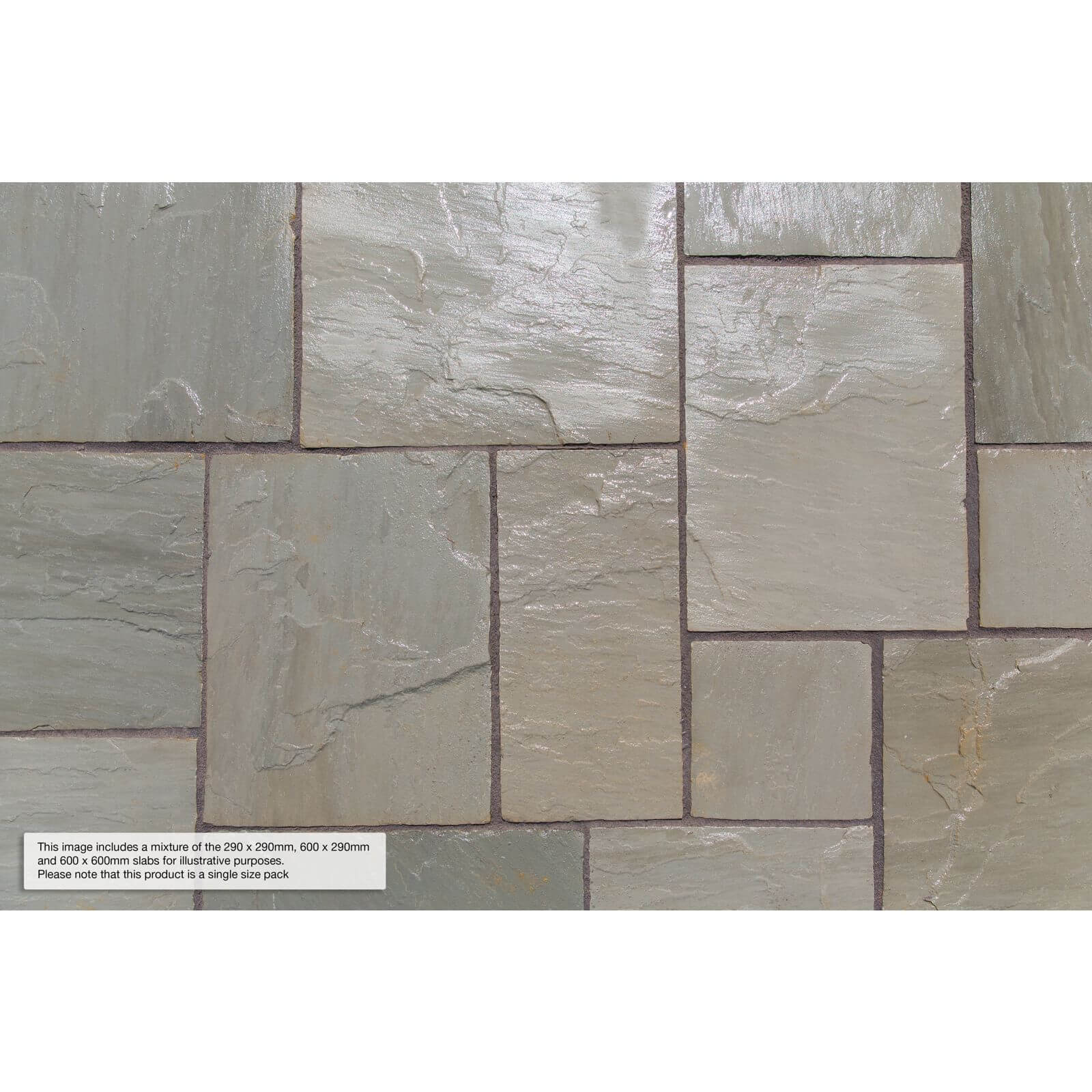 Stylish Stone Natural Sandstone 290 x 290mm Lakefell - Full Pack of 168 Slabs