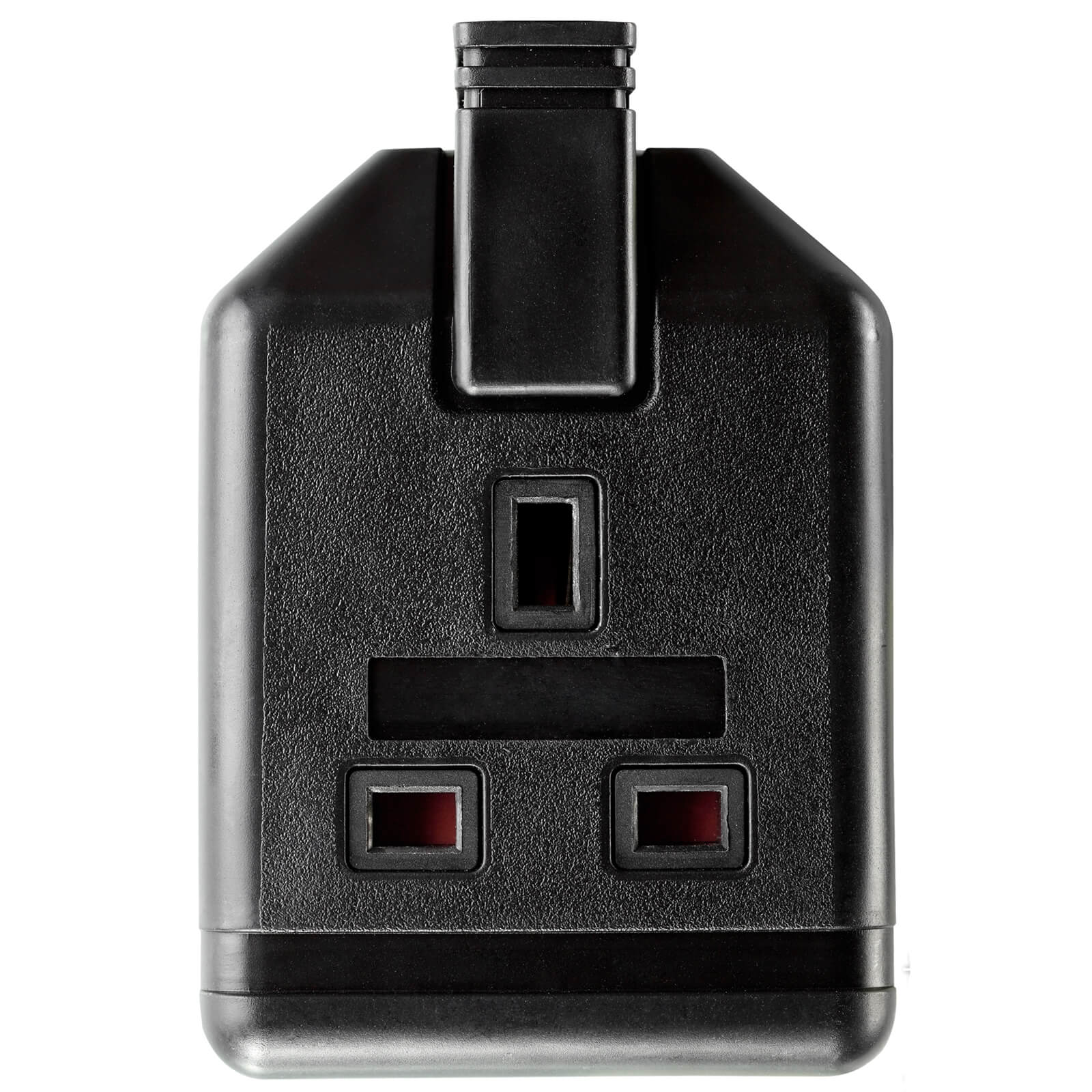 Masterplug 1 Socket Heavy Duty Rewirable Trailing Socket Black
