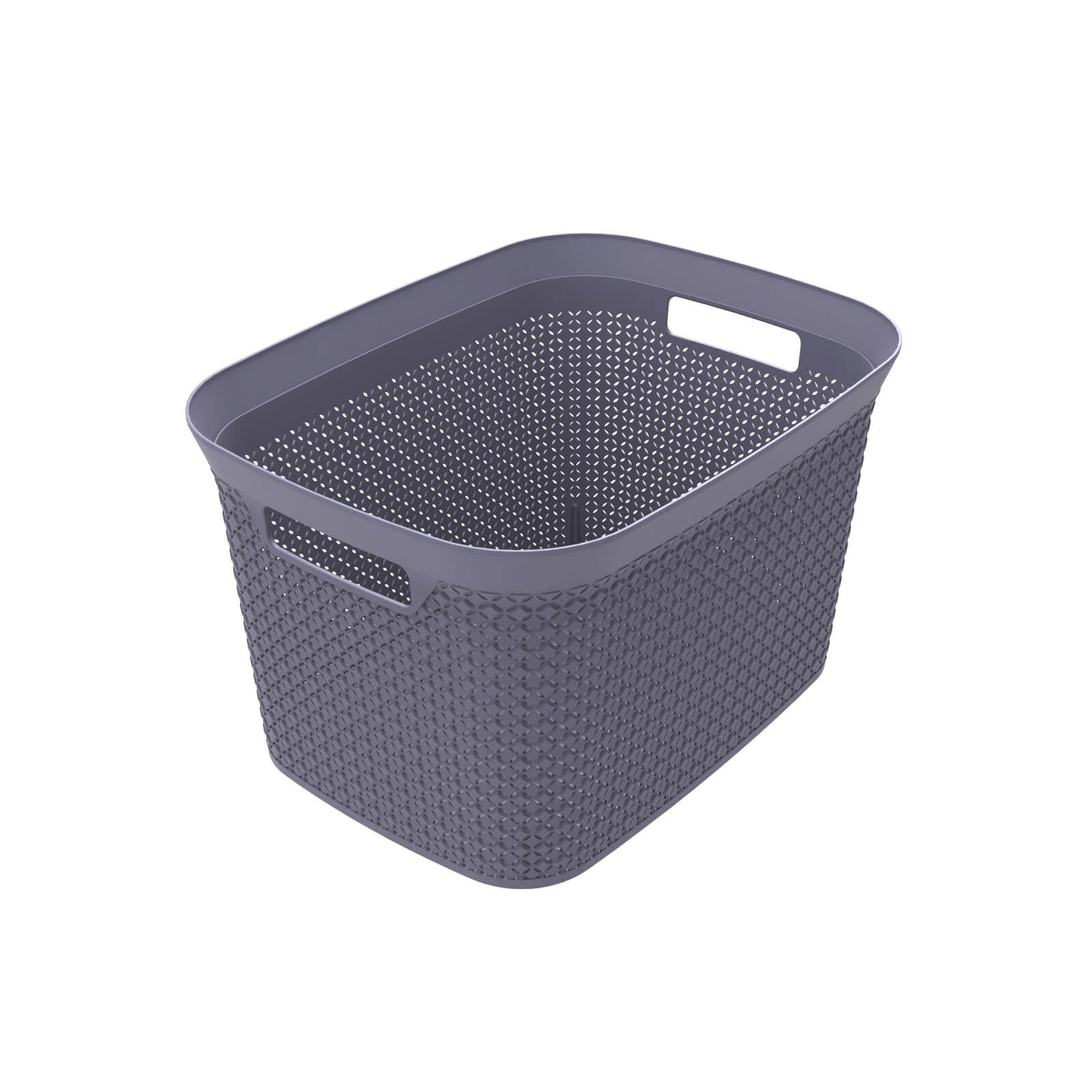 Ezy Storage Mode 25L Open Basket - Lilac