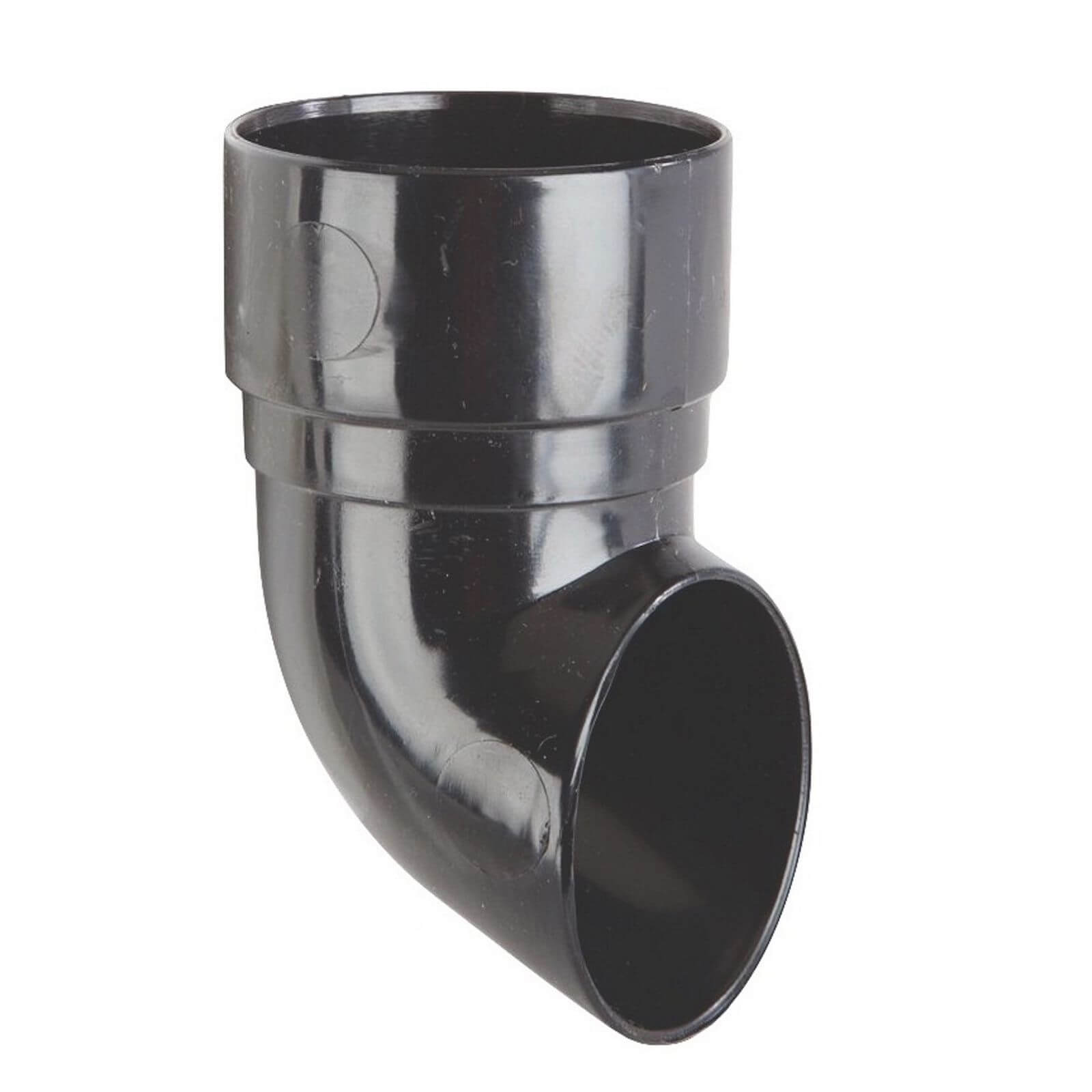 Polypipe Round Downpipe Shoe - 50mm - Black
