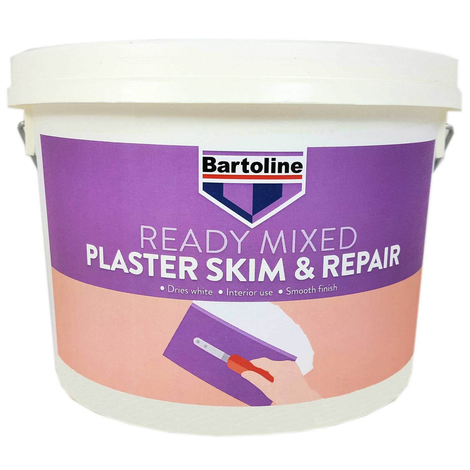 Bartoline Ready Mixed Plaster Skim & Repair - 2.5L
