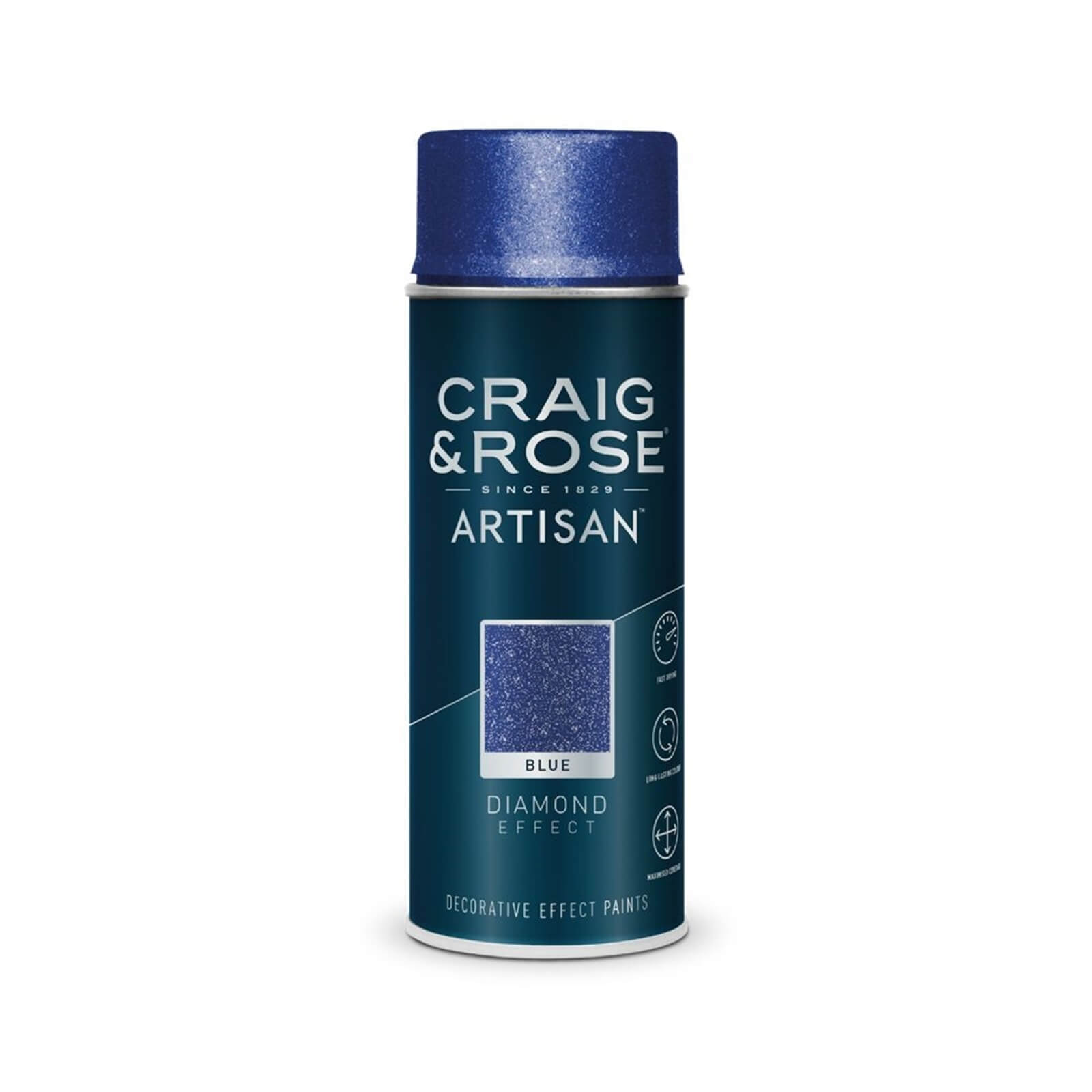Craig & Rose Artisan Diamond Effect Spray Paint Diamond Blue - 400ml