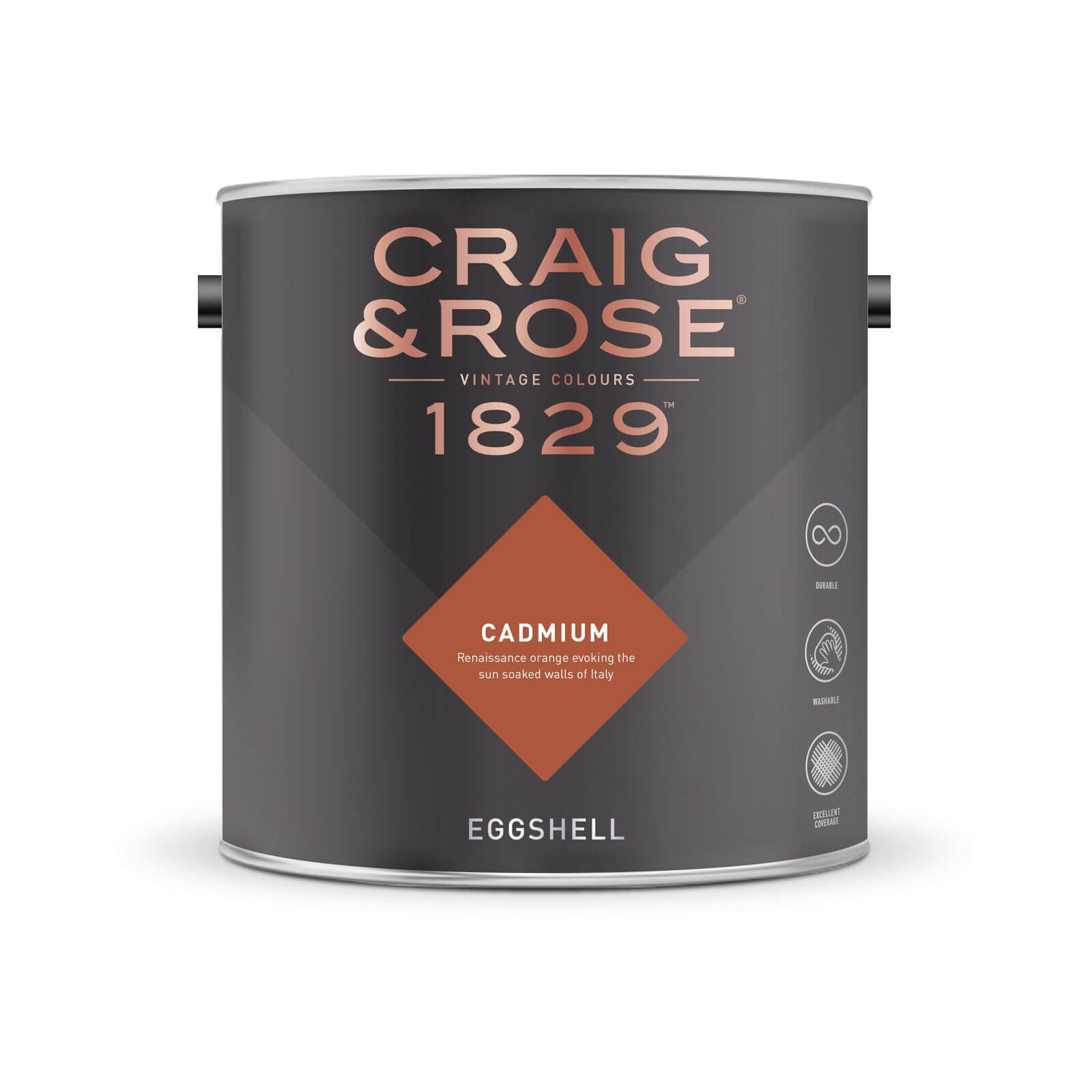 Craig & Rose 1829 Eggshell Paint Cadmium - 2.5L