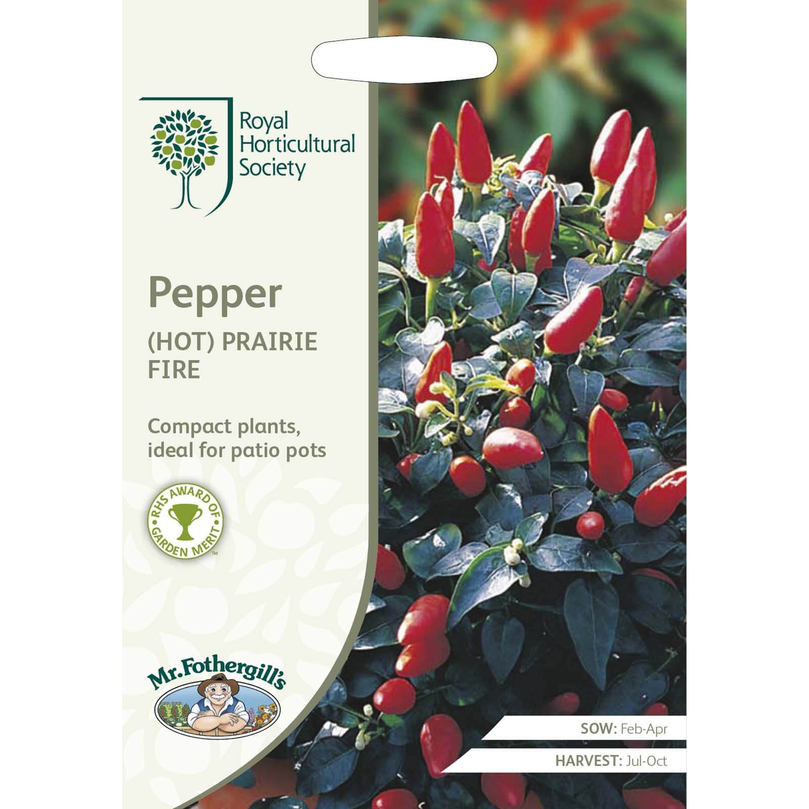 RHS Pepper (Hot) Prairie Fire Seeds