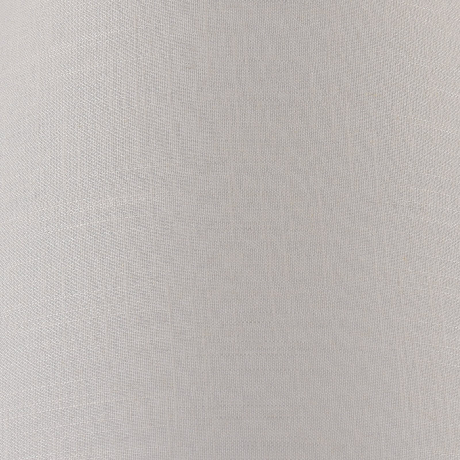 Linen 40cm Tapered Shade - Ivory & White