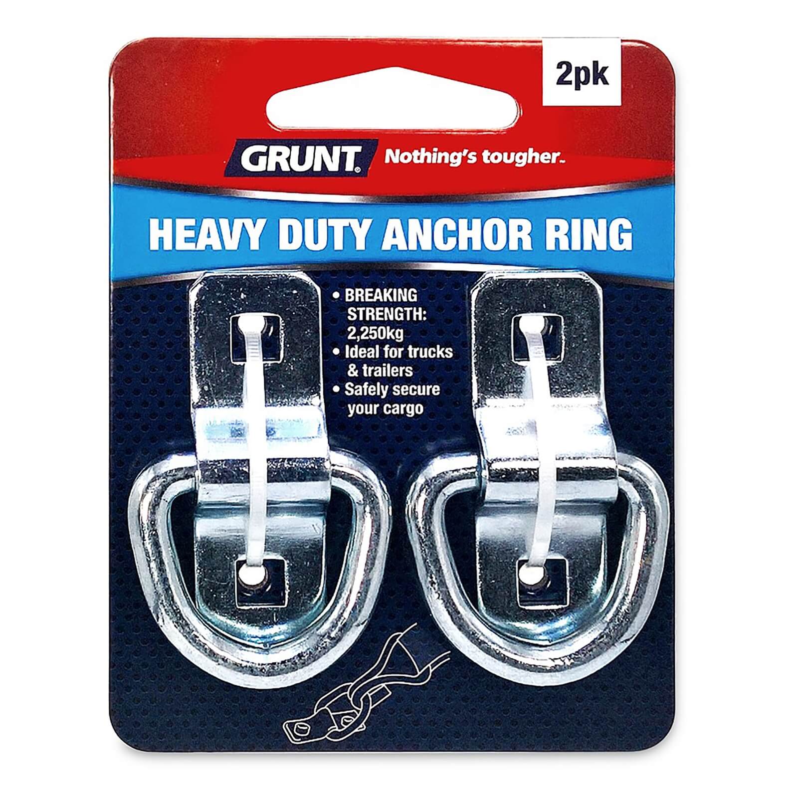 Grunt Heavy Duty Anchor Point - Pack of 2