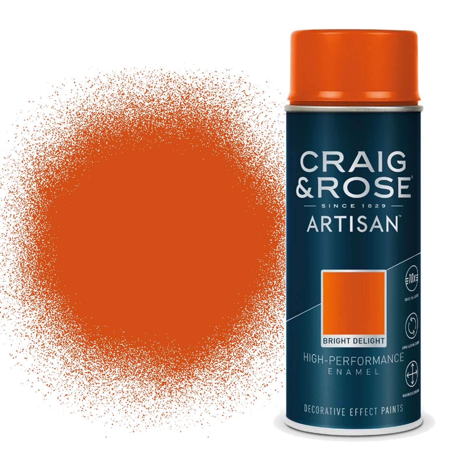 Craig & Rose Artisan Enamel Gloss Spray Paint Bright Delight - 400ml