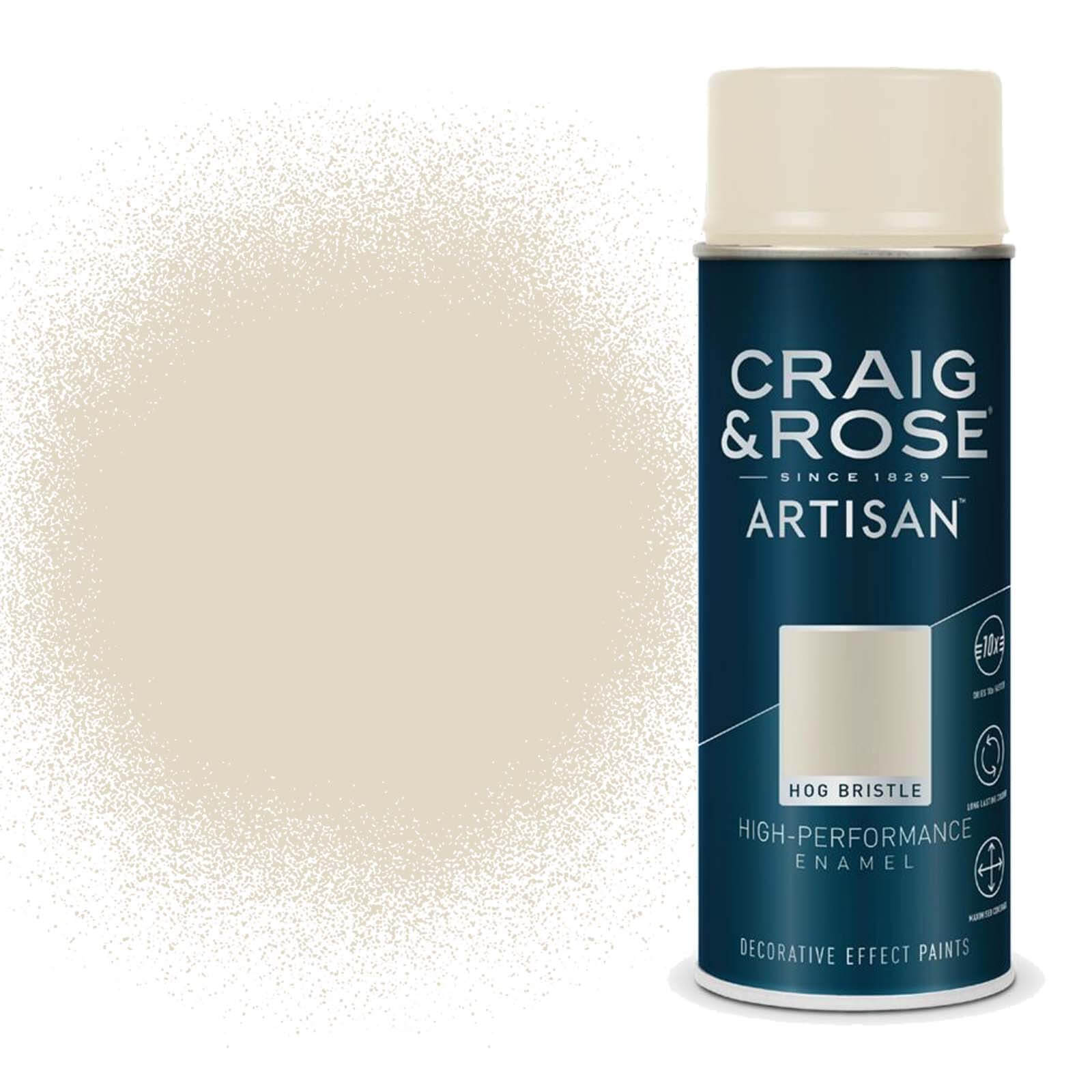 Craig & Rose Artisan Enamel Gloss Spray Paint Hog Bristle - 400ml