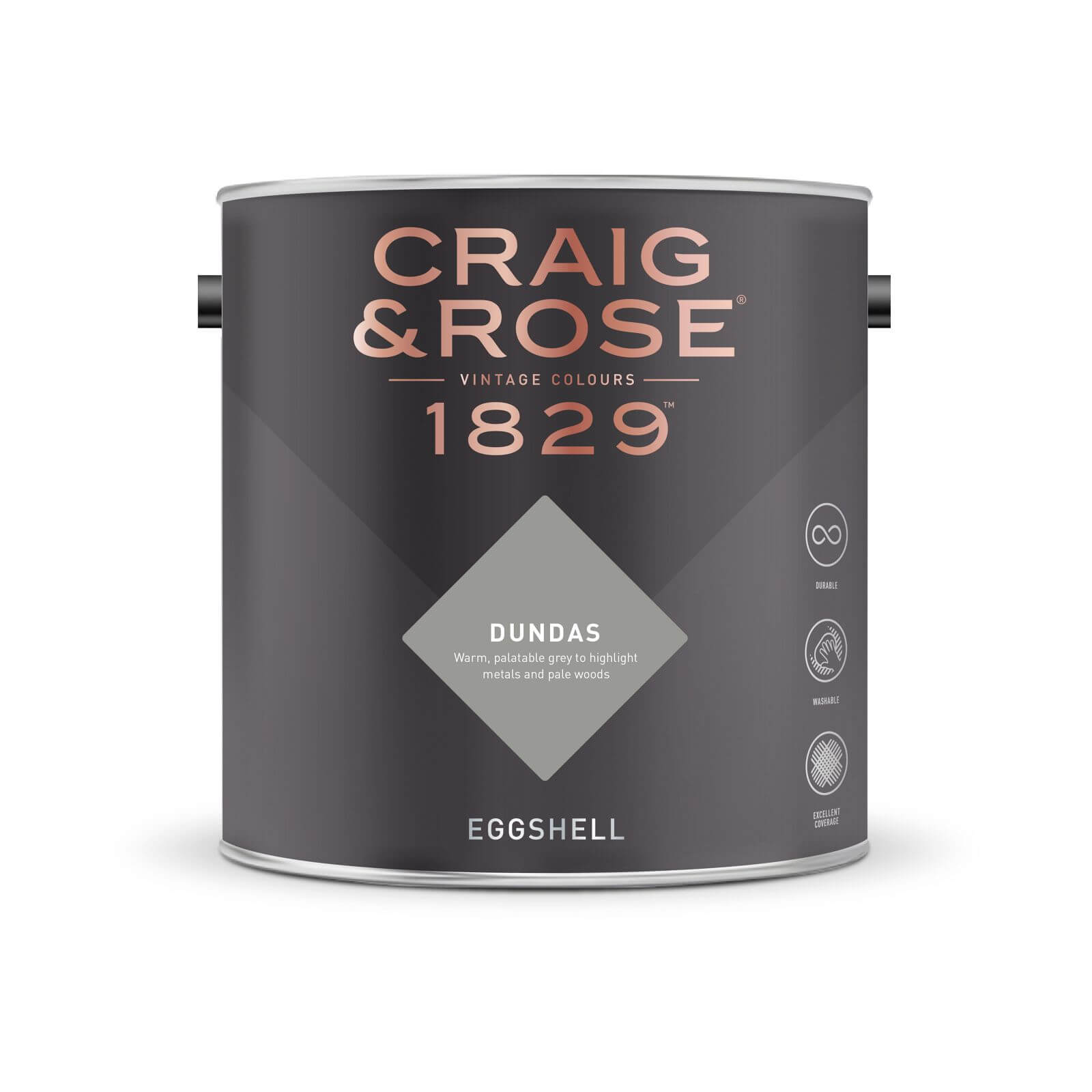 Craig & Rose 1829 Eggshell Paint Dundas - 2.5L