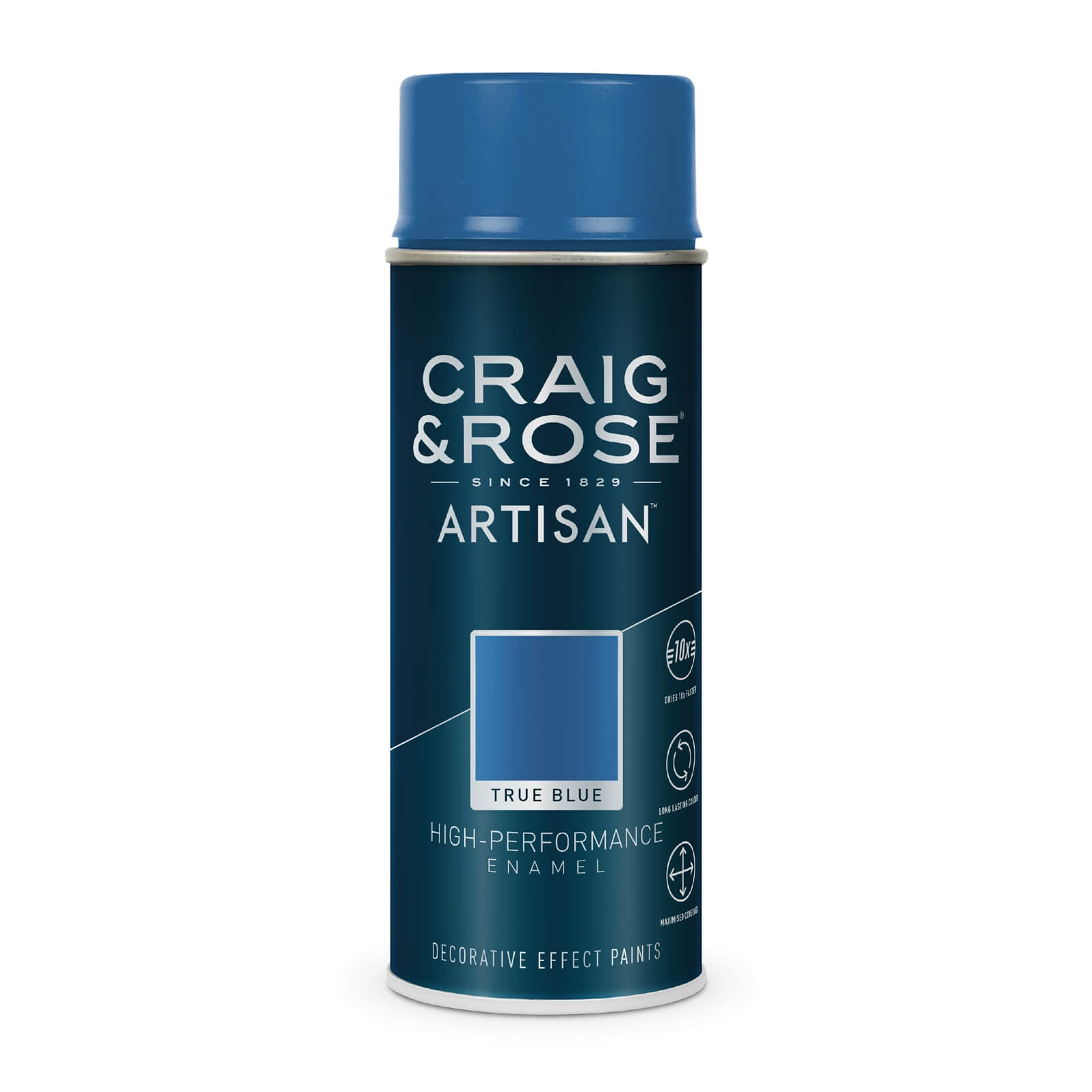 Craig & Rose Artisan Enamel Gloss Spray Paint True Blue - 400ml