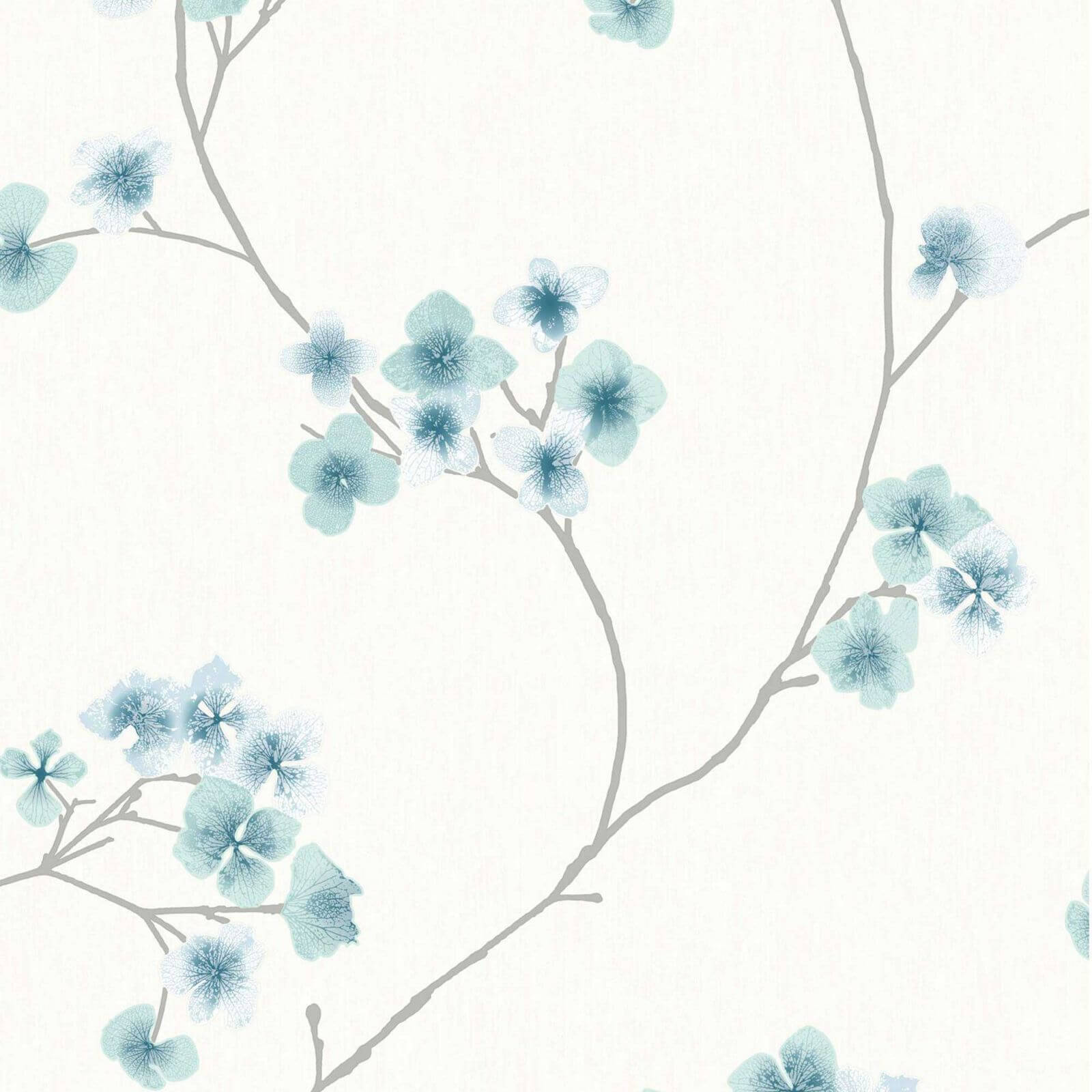 Superfresco Easy Paste the Wall Radiance Wallpaper - Teal & White