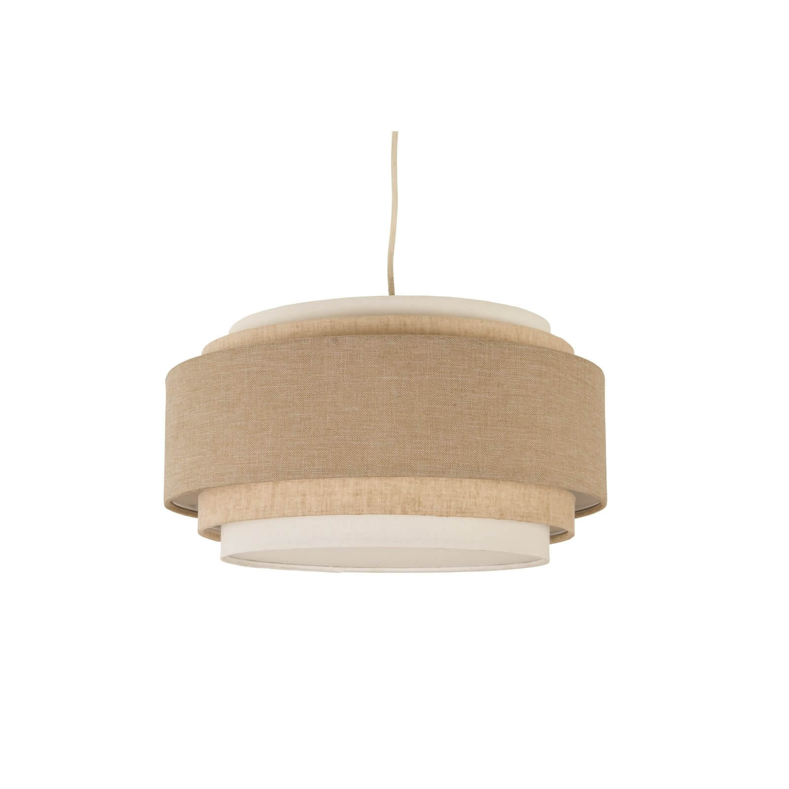 Sienna 5 Tier Easy Fit Pendant Lamp Shade - Natural