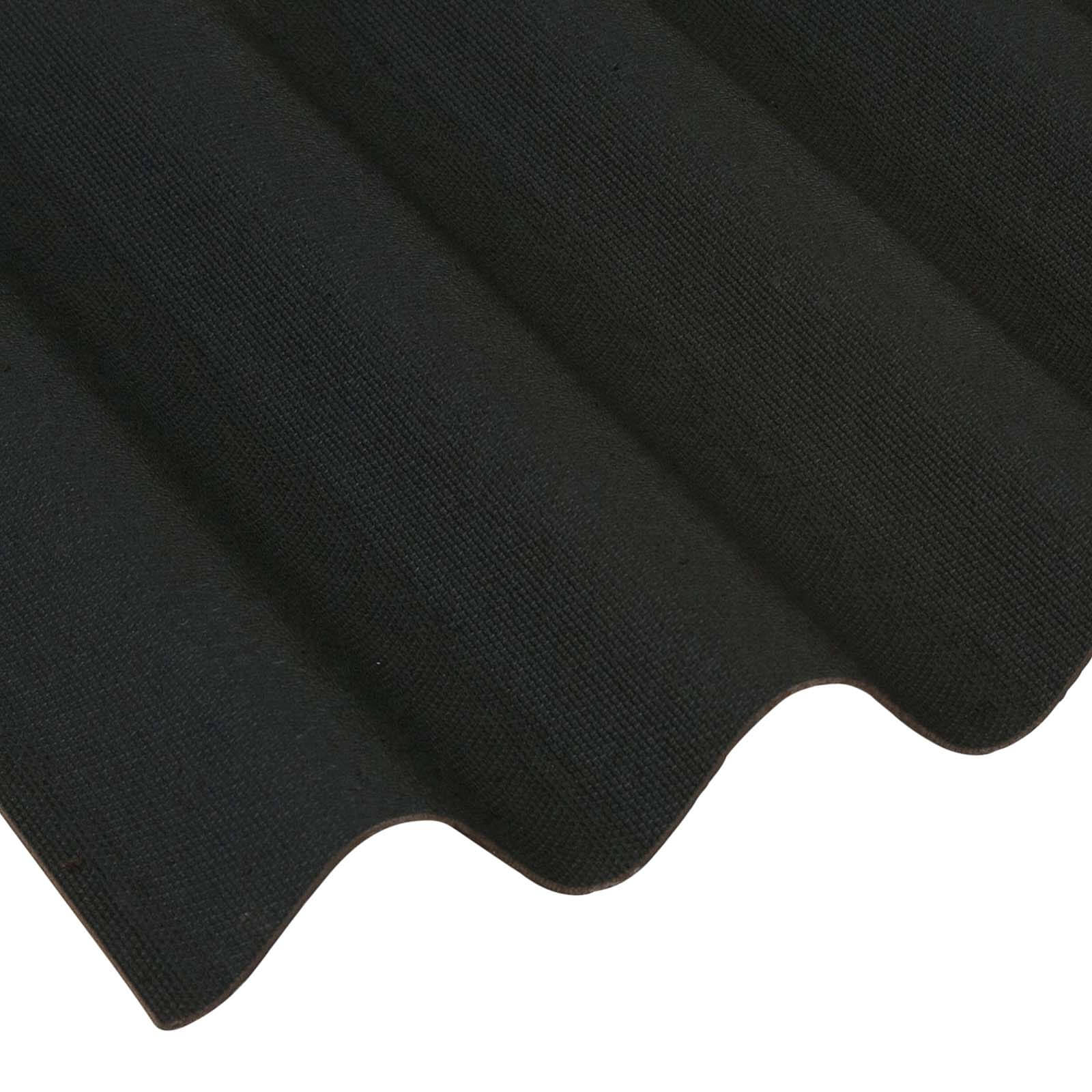 Coroline Black Roof Sheet 2m - Pack 5