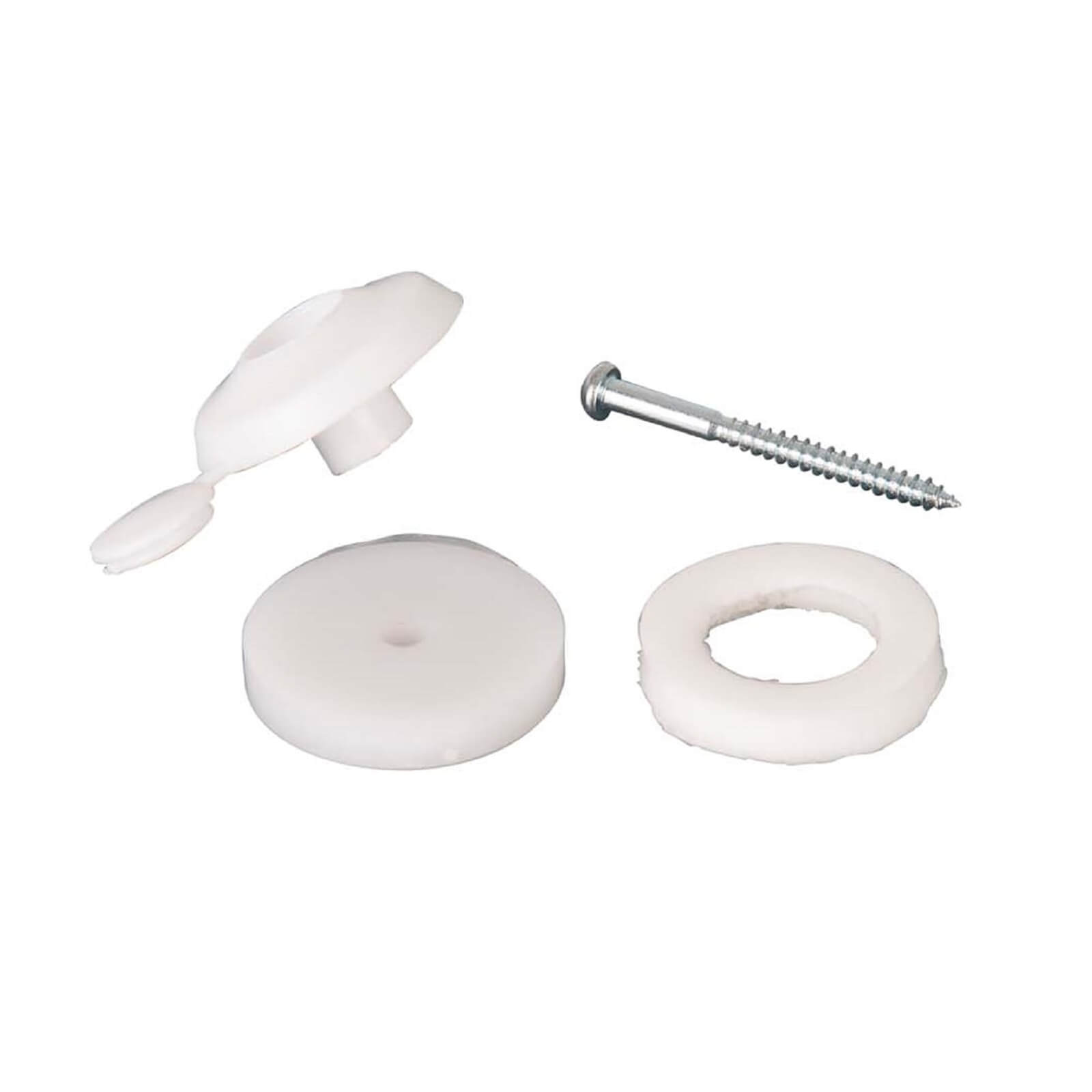 Corotherm 10mm White Super Fixing Buttons - Pack 10