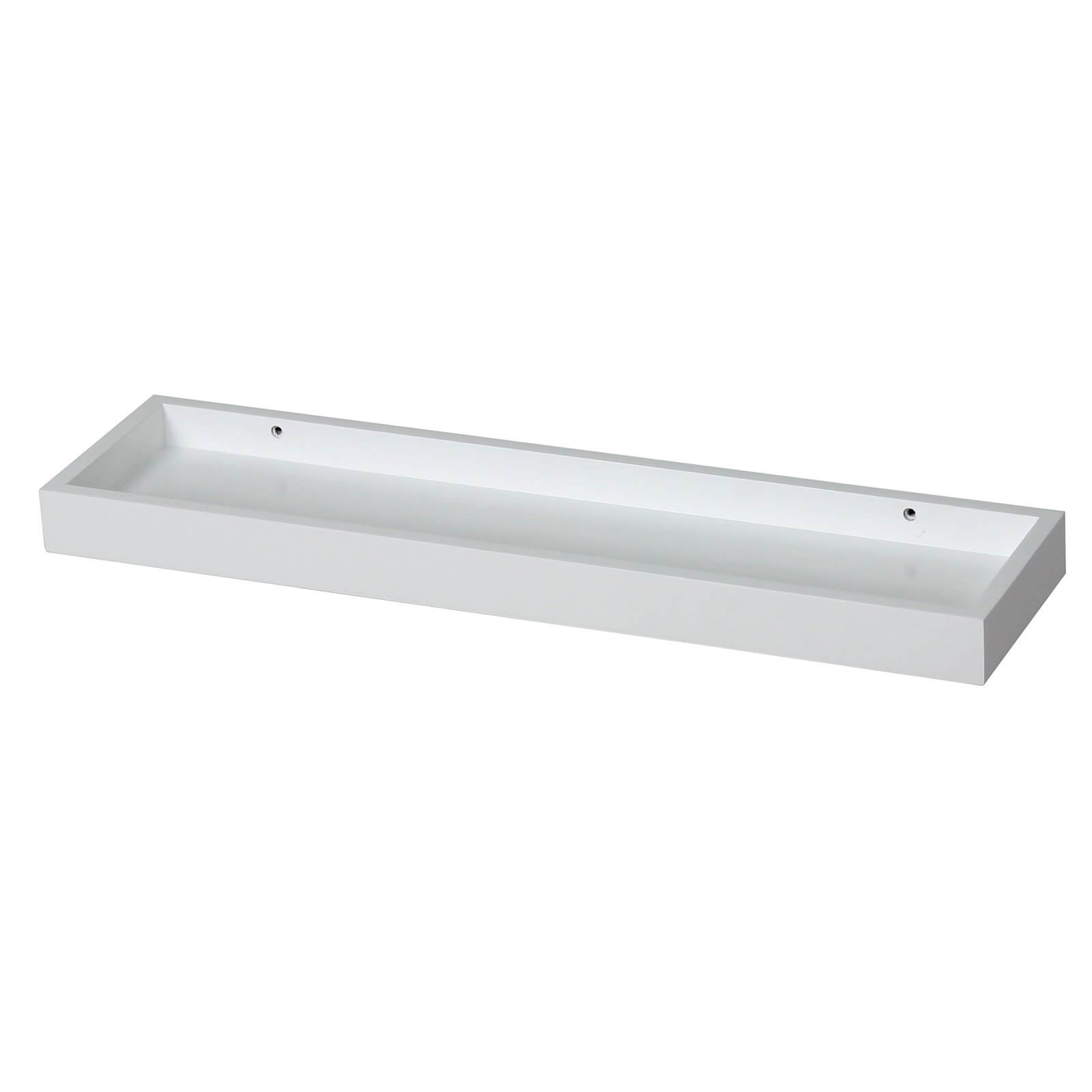 Tray Shelf - White Matt - 60x15x4cm