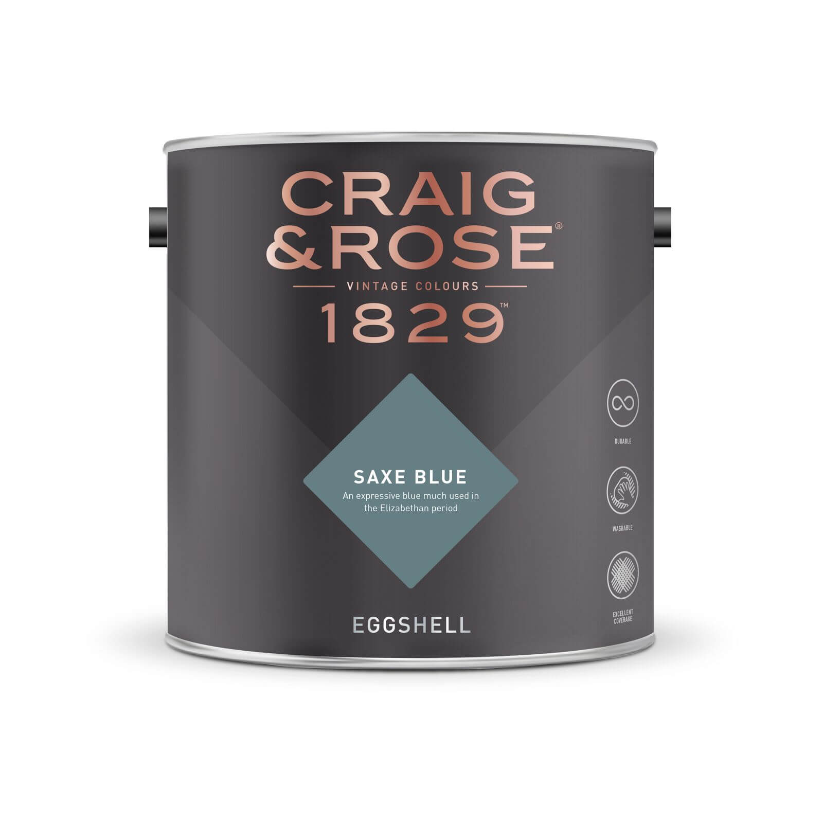 Craig & Rose 1829 Eggshell Paint Saxe Blue - 2.5L