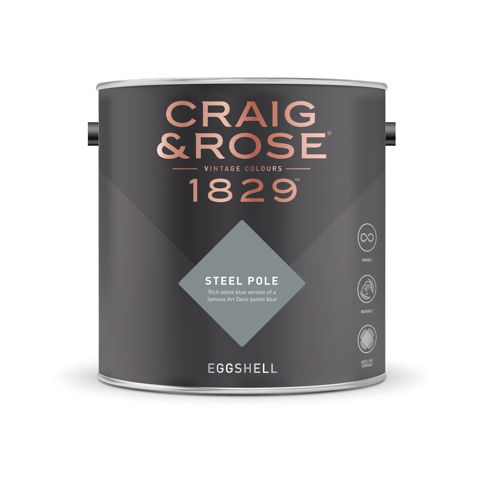 Craig & Rose 1829 Eggshell Paint Steel Pole - 2.5L