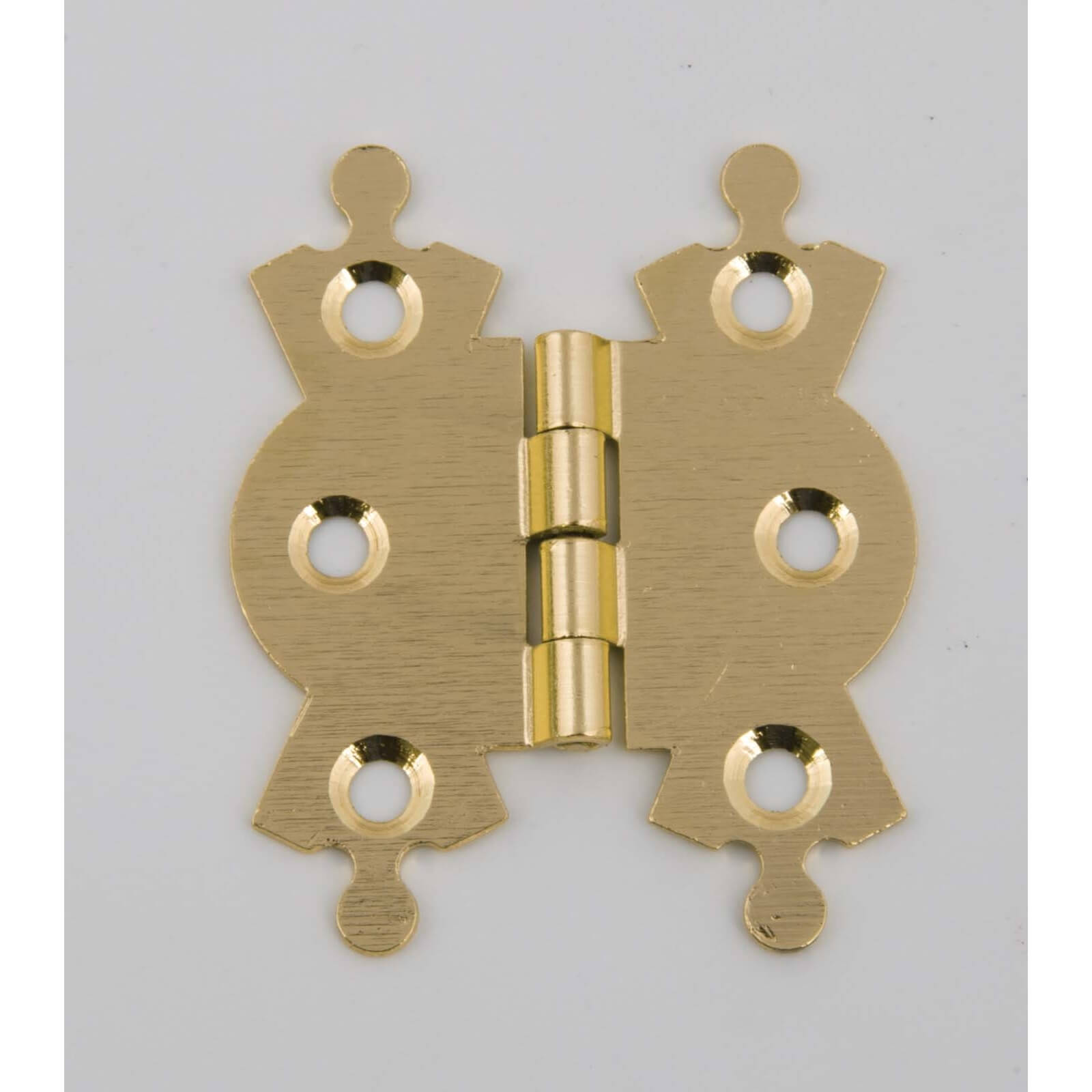Hafele Butterfly Hinge - Electro Brass - 50 x 42mm - 2 Pack