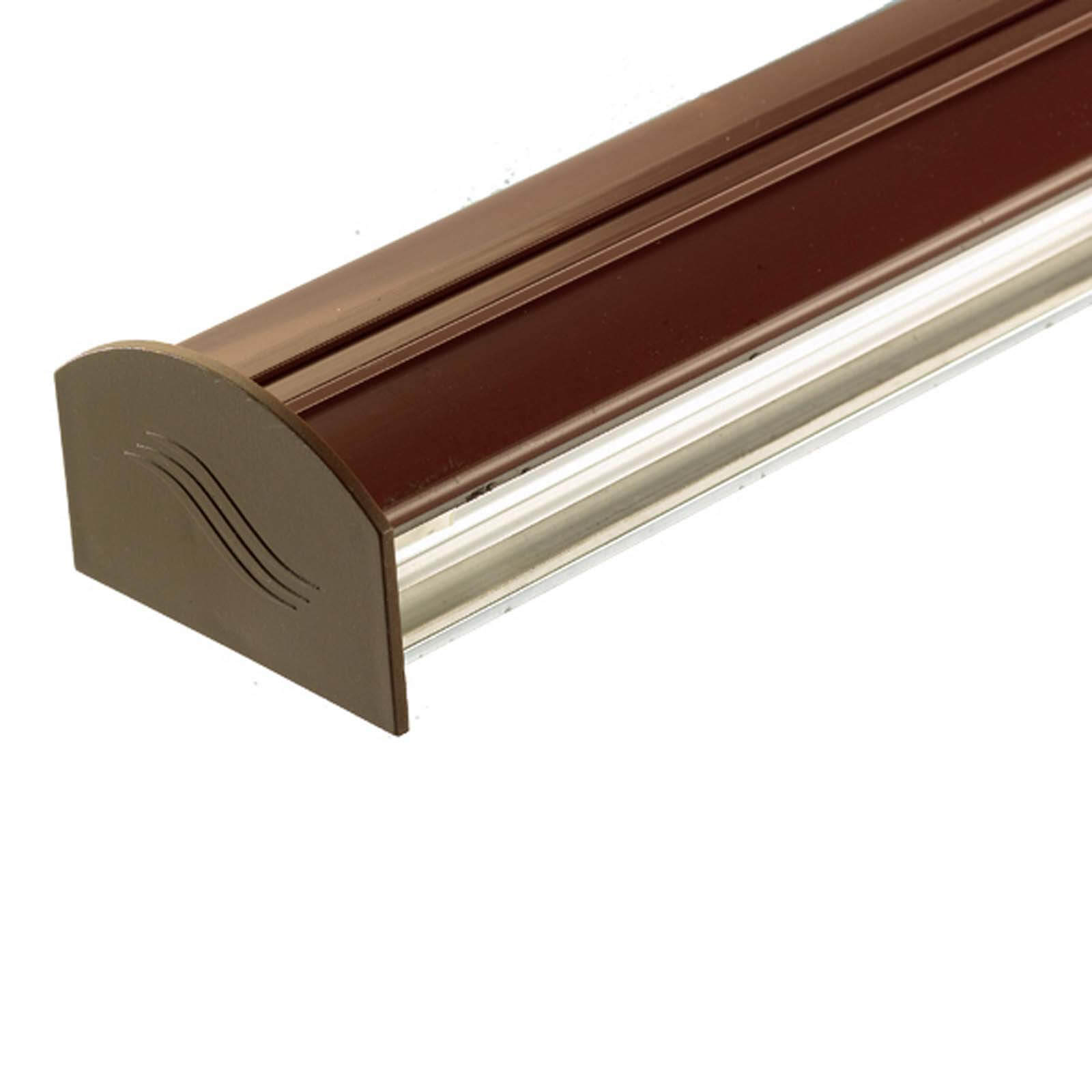 Corotherm 4m Brown Rafter Glazing Bar Kit - Pack 1
