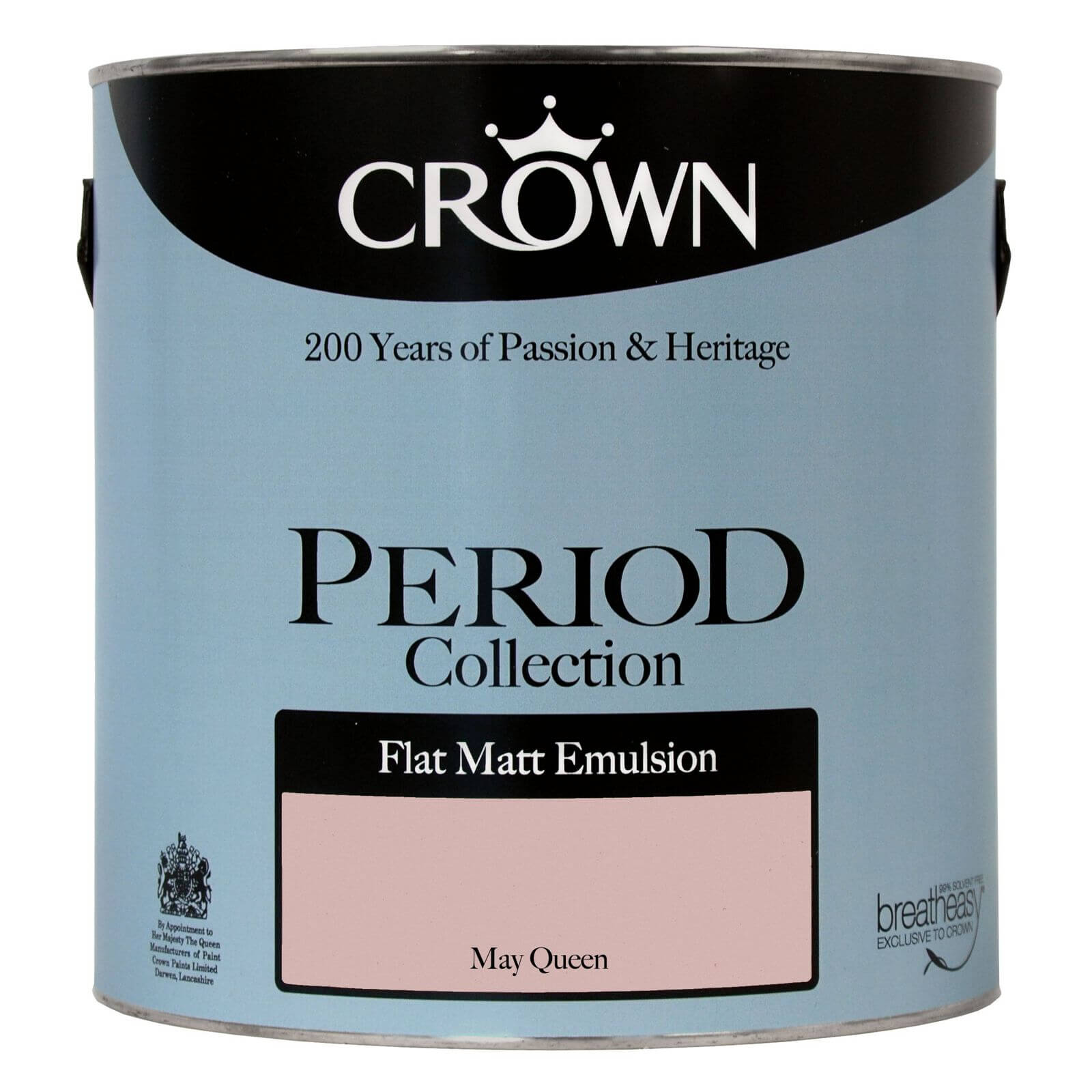 Crown Period Collection May Queen - Flat Matt Emulsion - 2.5L