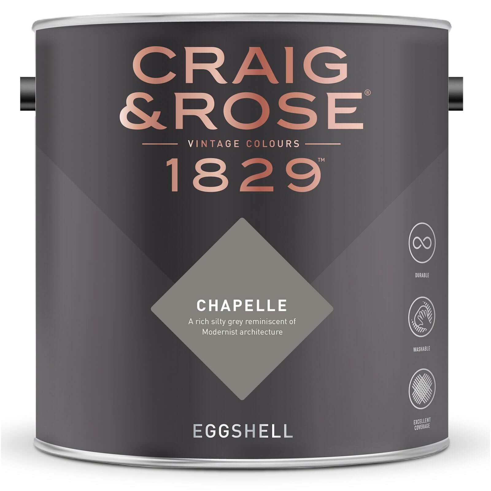 Craig & Rose 1829 Eggshell Paint Chapelle - 2.5L