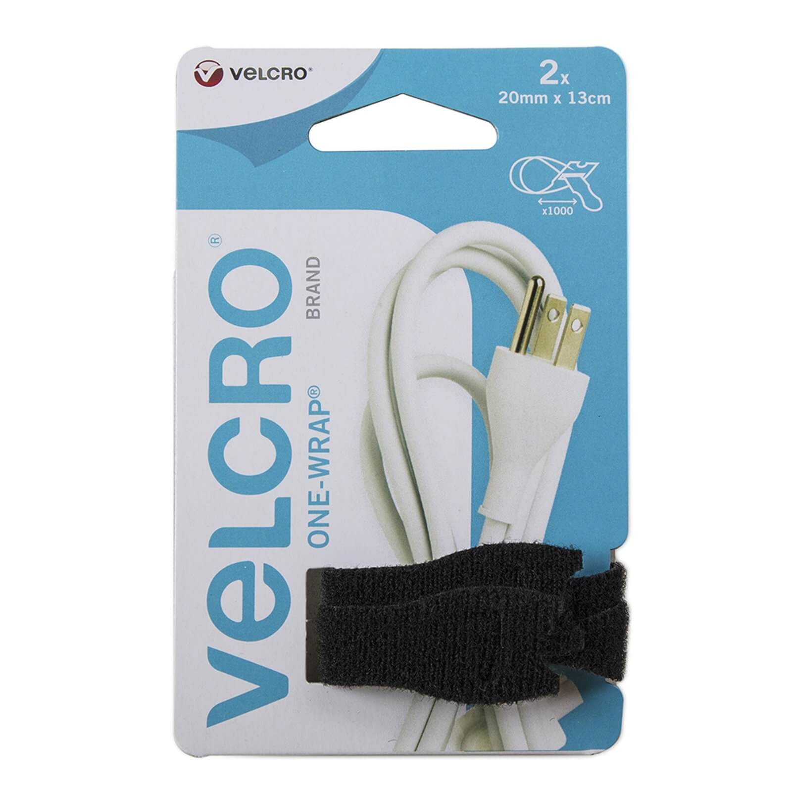 VELCRO? Brand ONE-WRAP? Snack Size Cable Ties Black