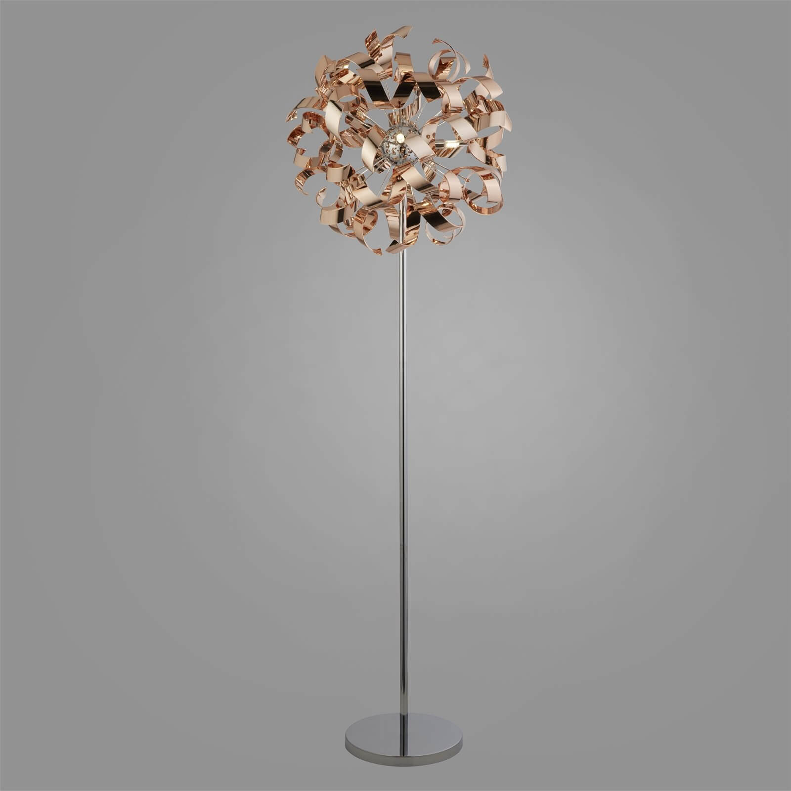 Sputnik Ribbon Floor Lamp - Copper