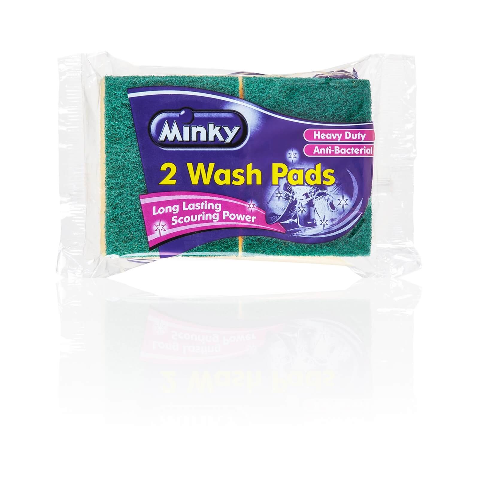 Minky Anti Bacterial Wash Pads HD (Pack of 2)