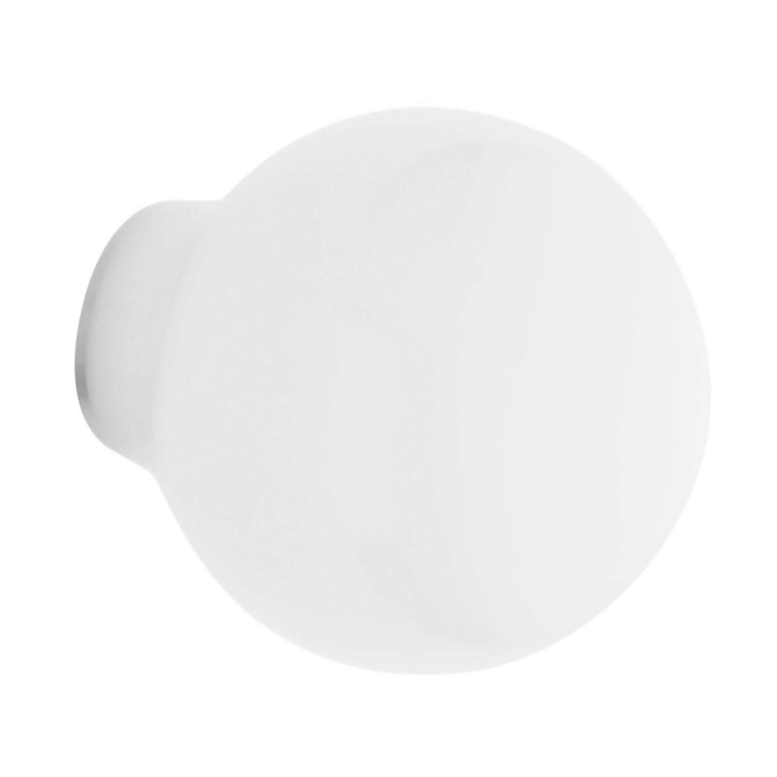 Ceramic Ball Top Knob - White - 32mm