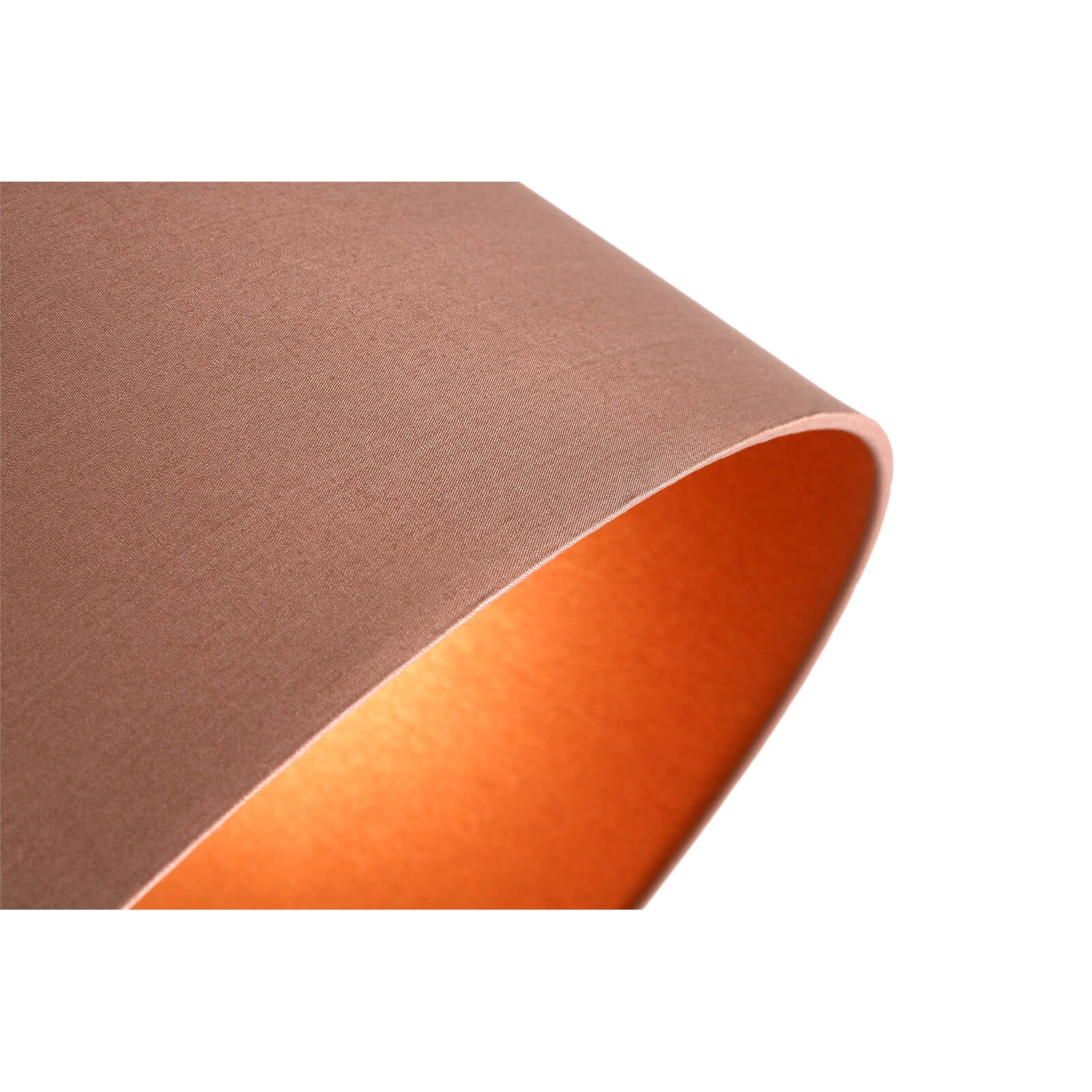Luther Lamp Shade - Taupe with Copper Inner - 40cm