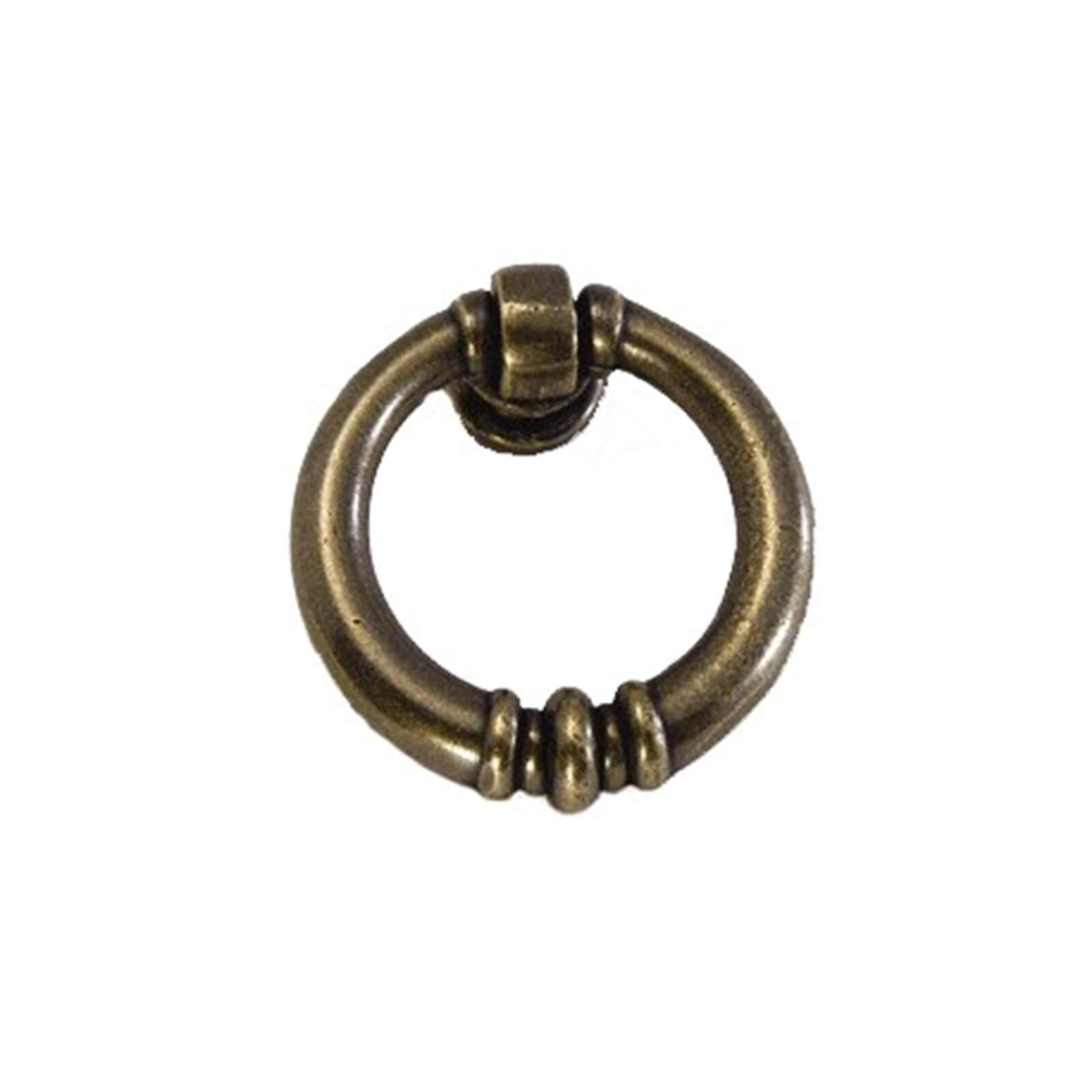 Ring Pendant Handle - Antique Brass - 25mm