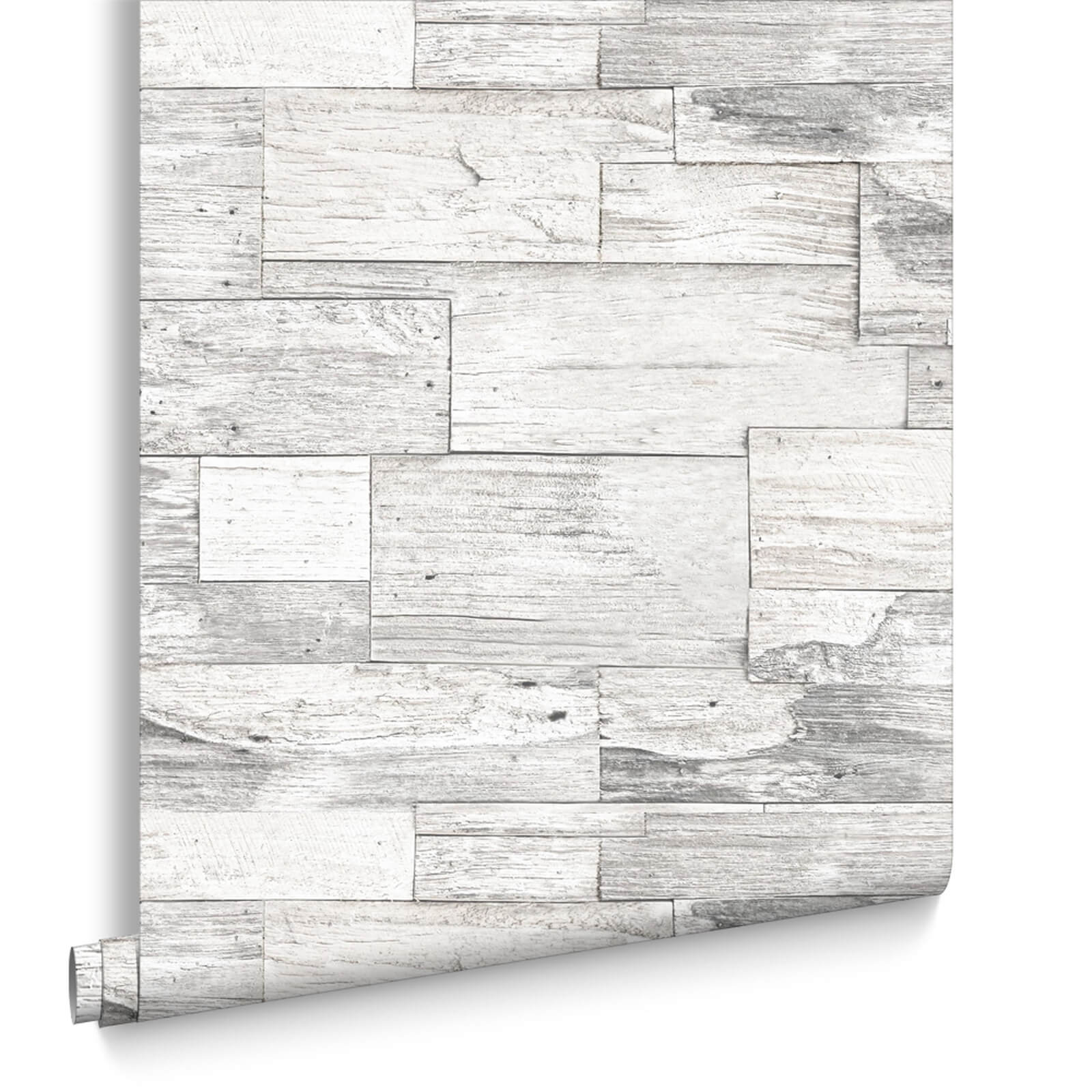 Superfresco Easy Shiplap Wood Wallpaper - Beige