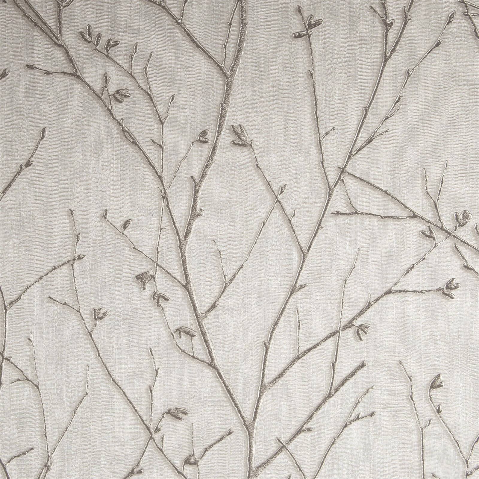 Boutique Water Silk Sprig Wallpaper - Ivory