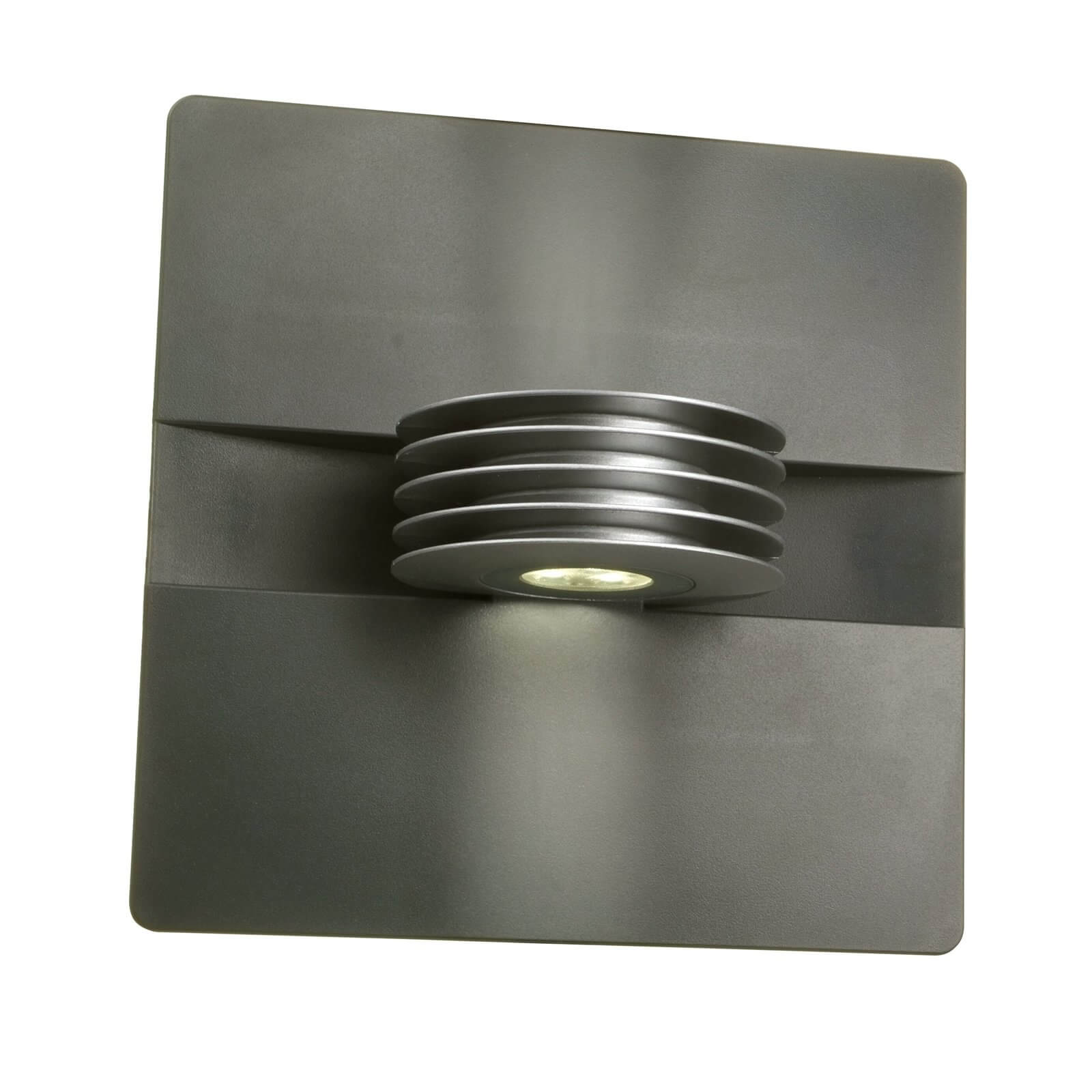 Lutec Split LED Up & Down Outdoor Wall Light - Anthracite