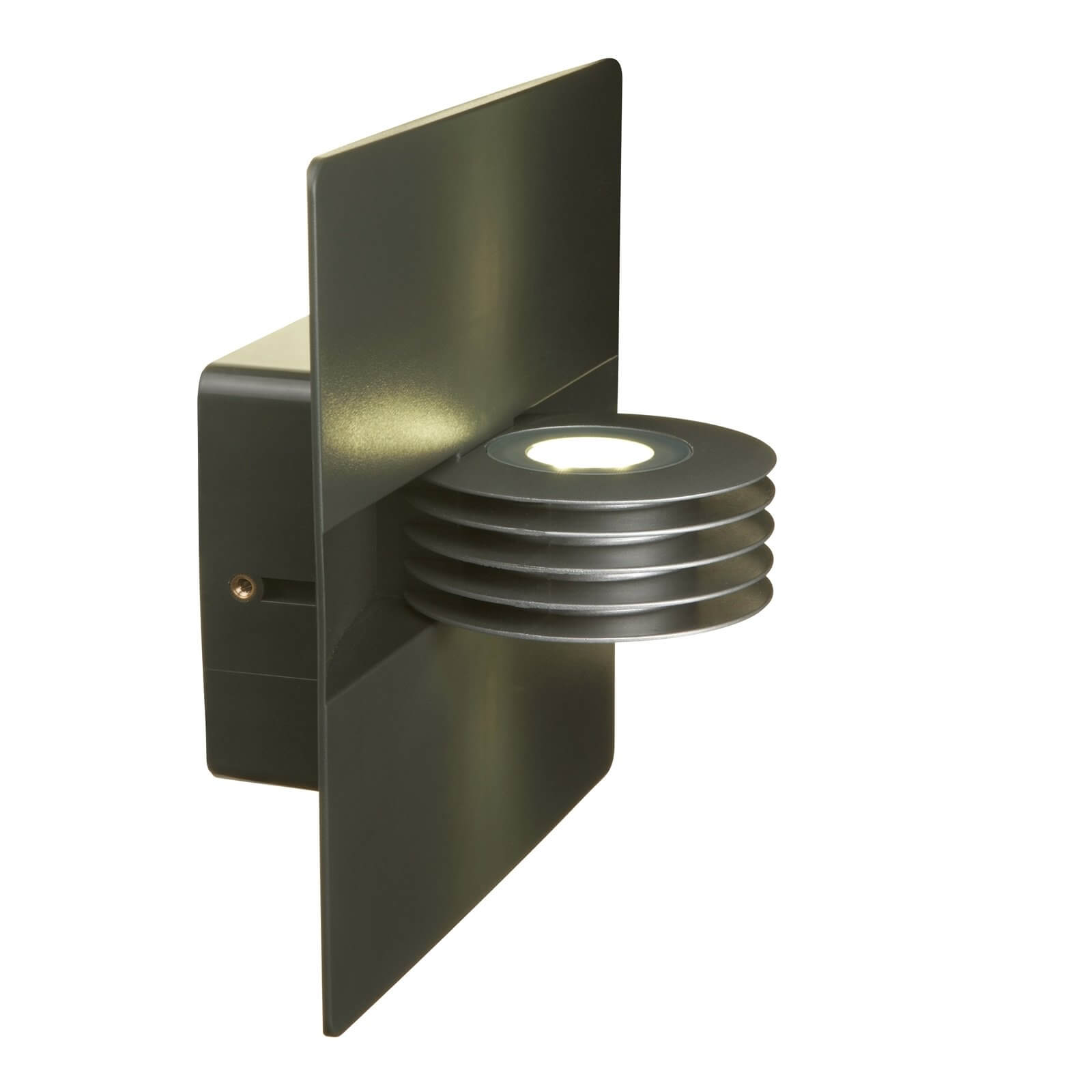 Lutec Split LED Up & Down Outdoor Wall Light - Anthracite