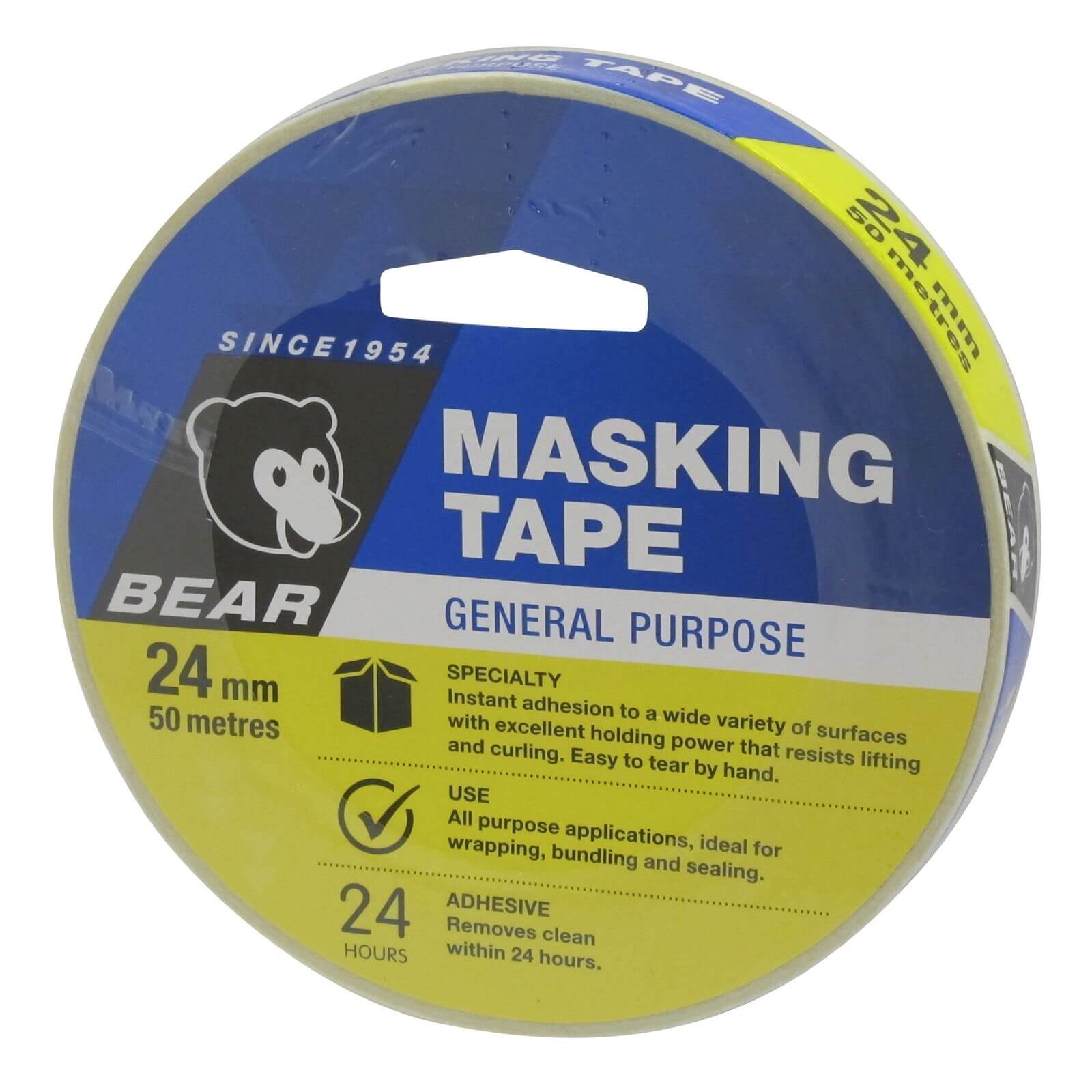 Bear 24mm x 50m General Purpose Masking Tape