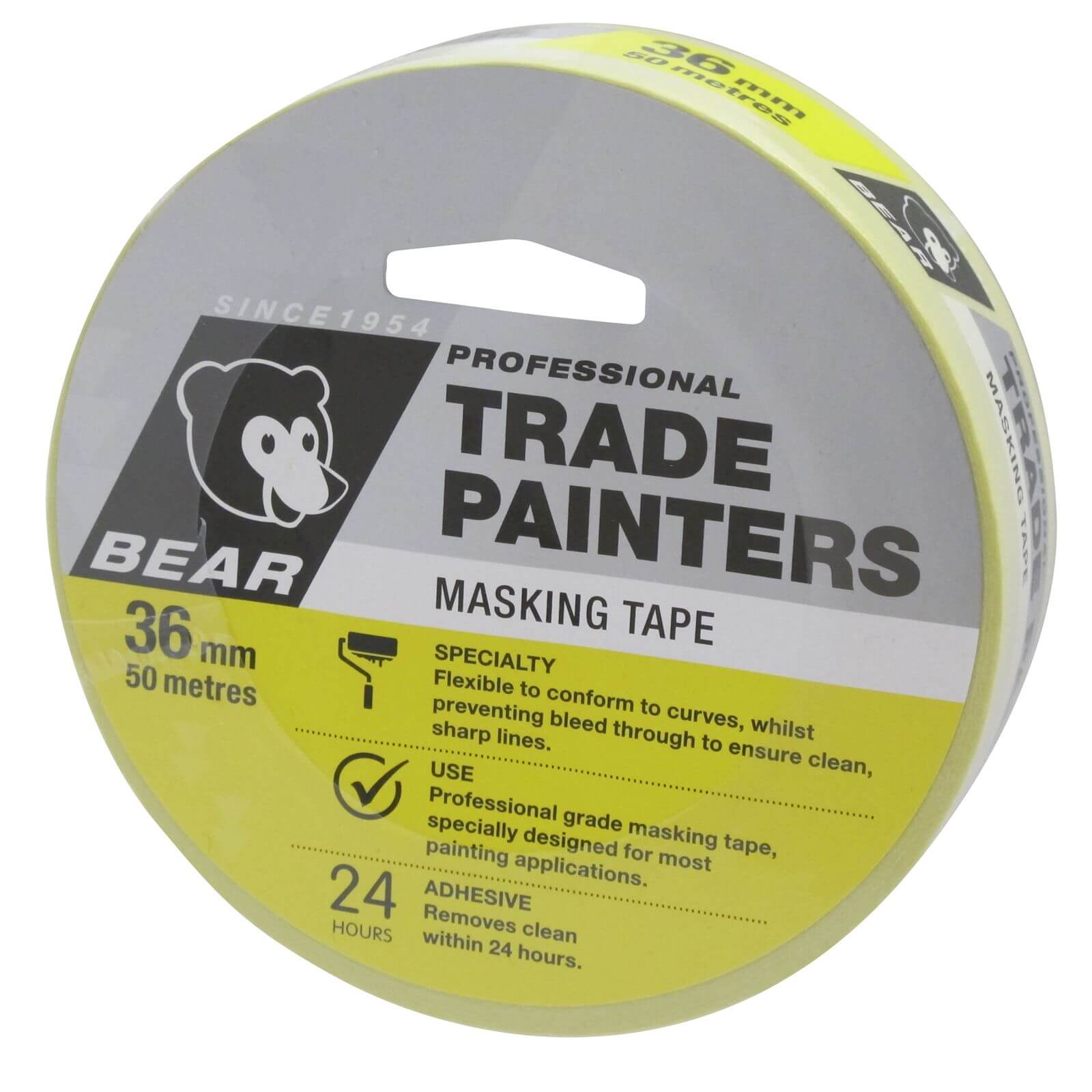 Bear 36mm x 50m Trade Painters Masking Tape