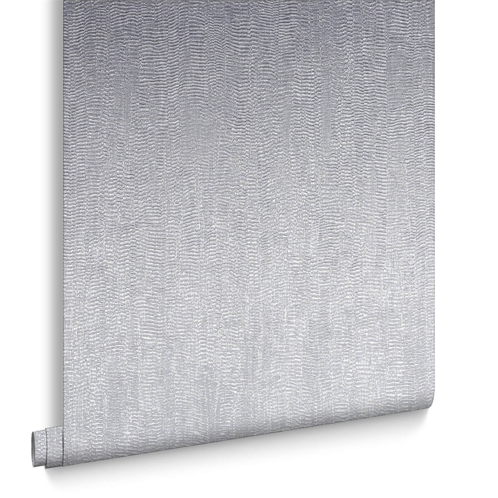 Boutique Water Silk Plain Wallpaper - Silver