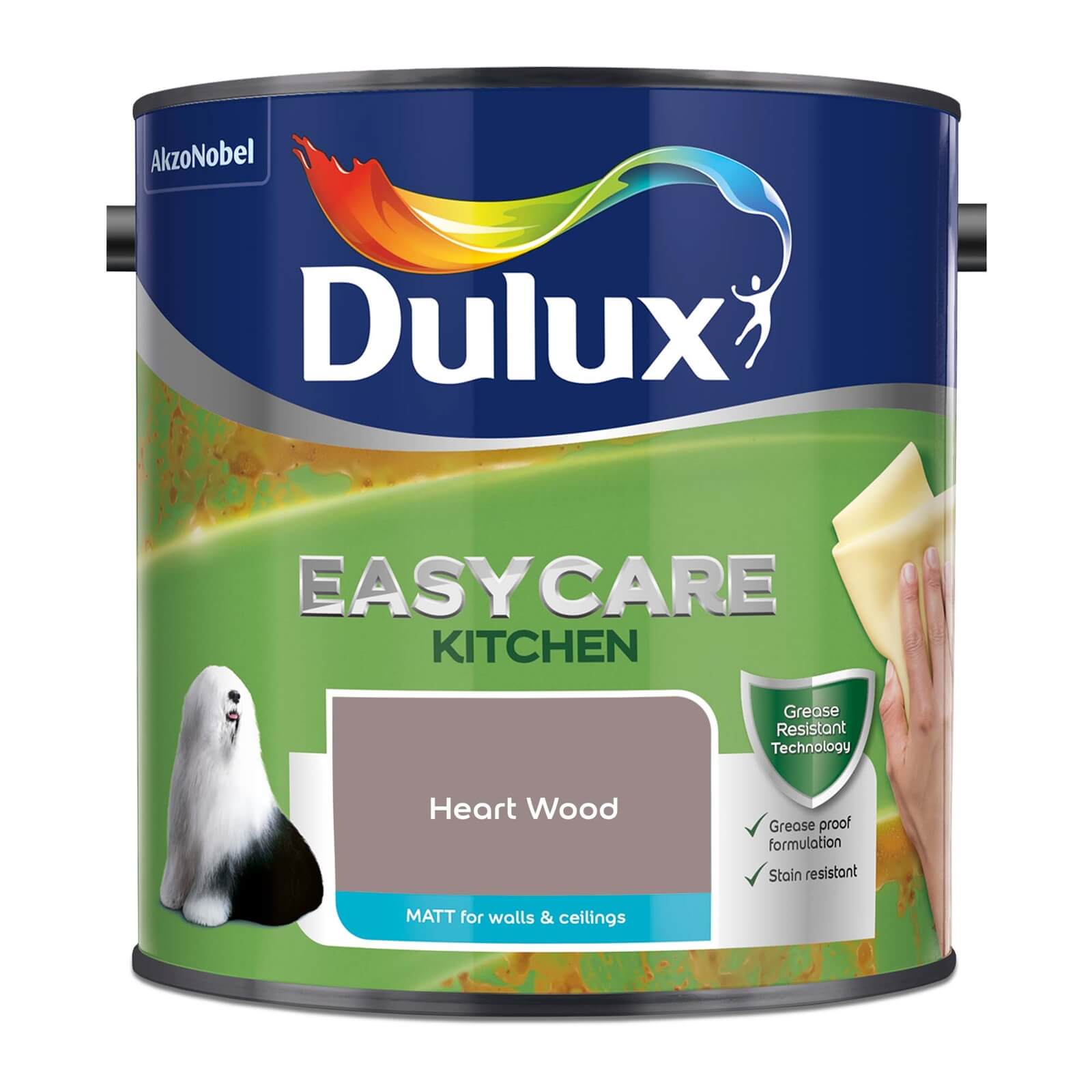 Dulux Easycare Kitchen Heart Wood Matt Paint - 2.5L