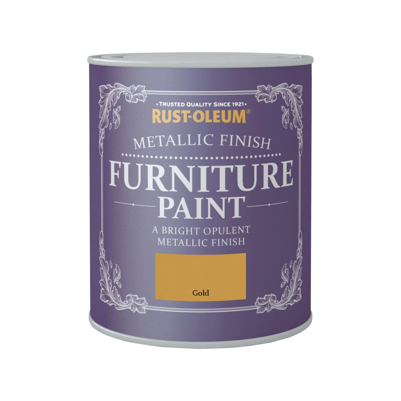 Rust-Oleum Metallic Furniture Paint Gold - 750ml