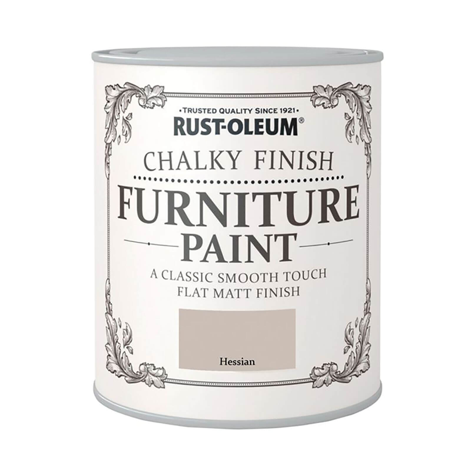 Rust-Oleum Chalky Finish Furniture Paint Hessian - 125ml