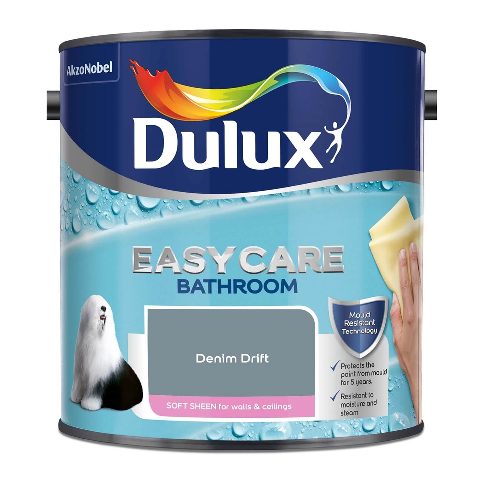 Dulux Easycare Bathroom Denim Drift Soft Sheen Paint - 2.5L