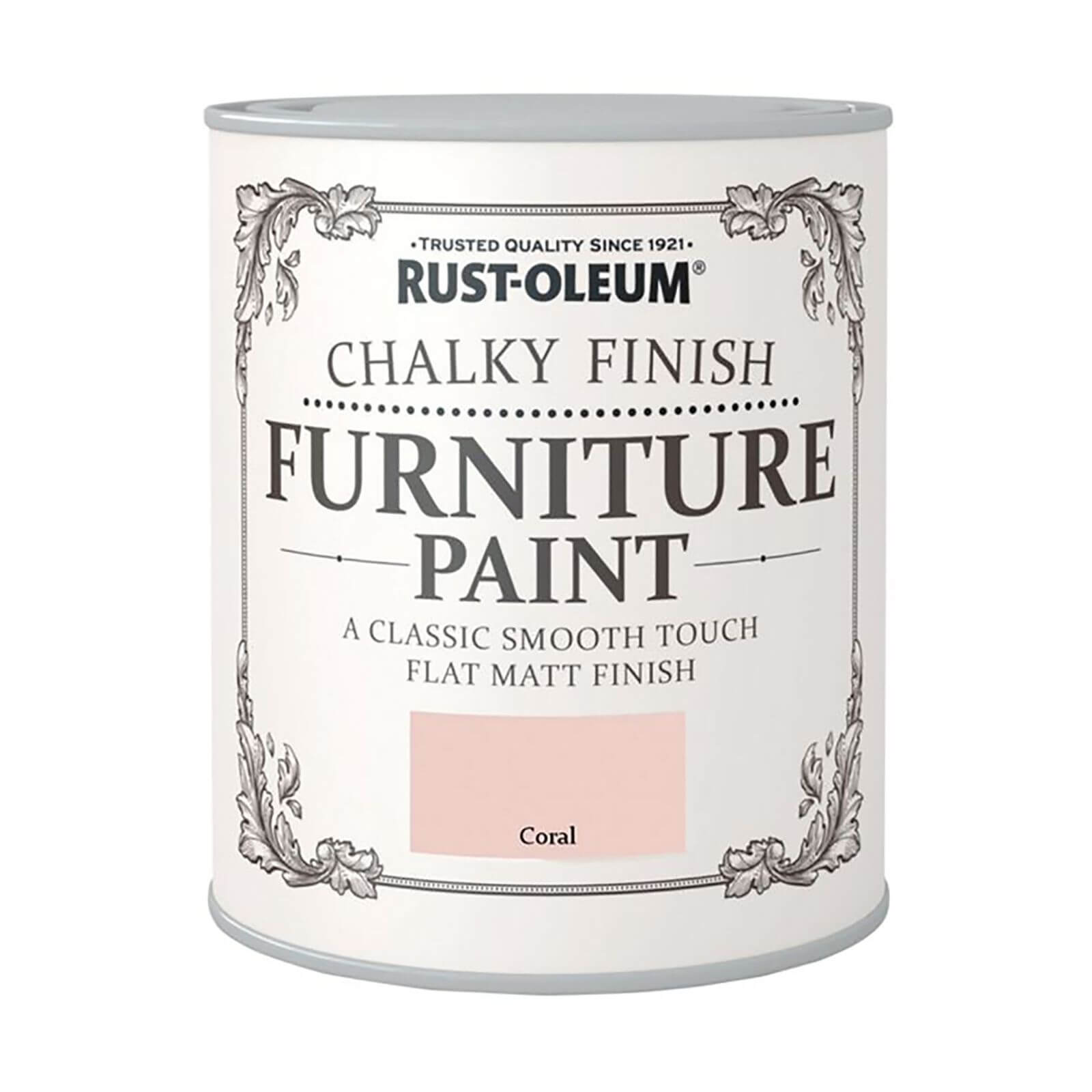 Rust-Oleum Chalky Furniture Paint - Coral - 125ml
