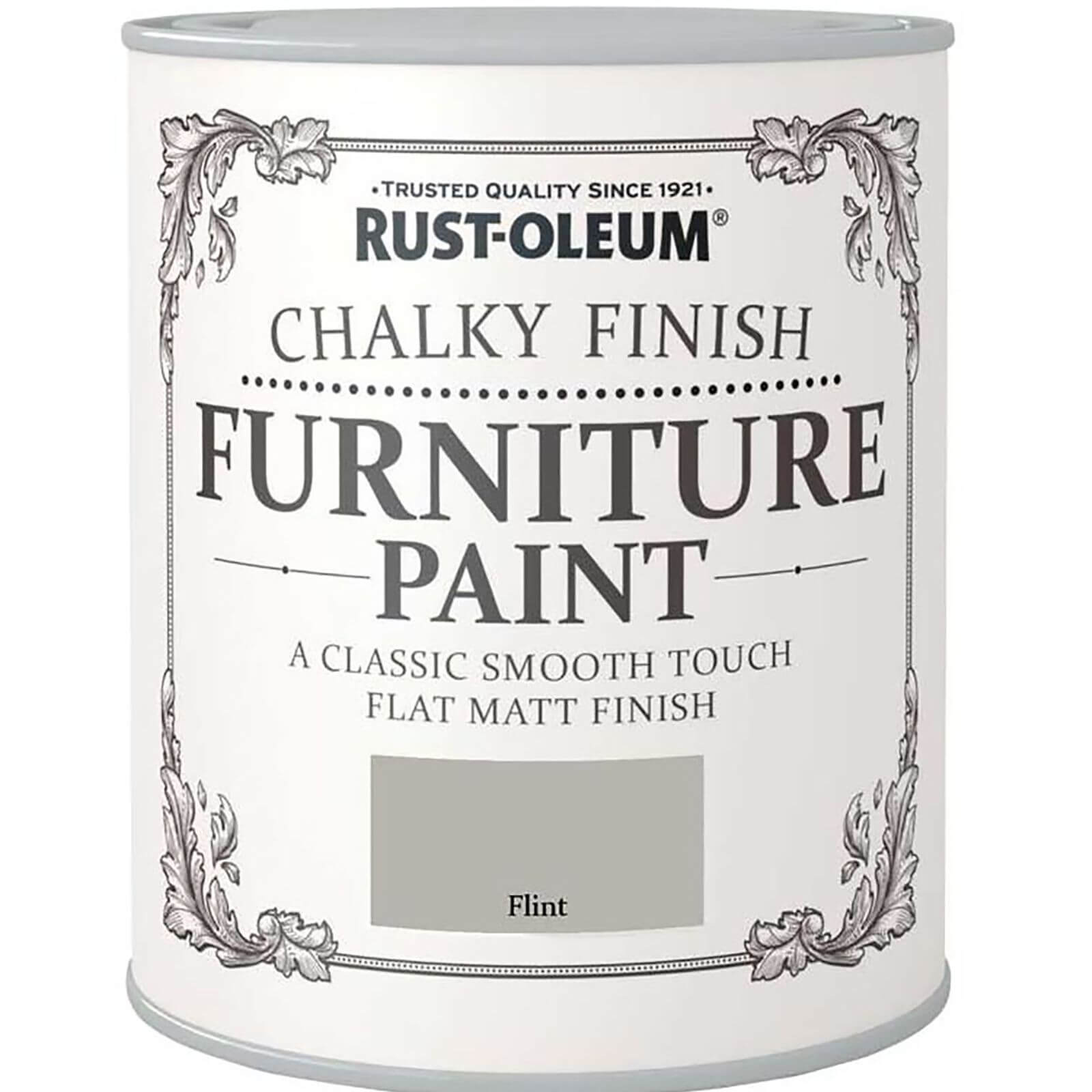 Rust-Oleum Chalky Finish Furniture Paint Flint - 125ml
