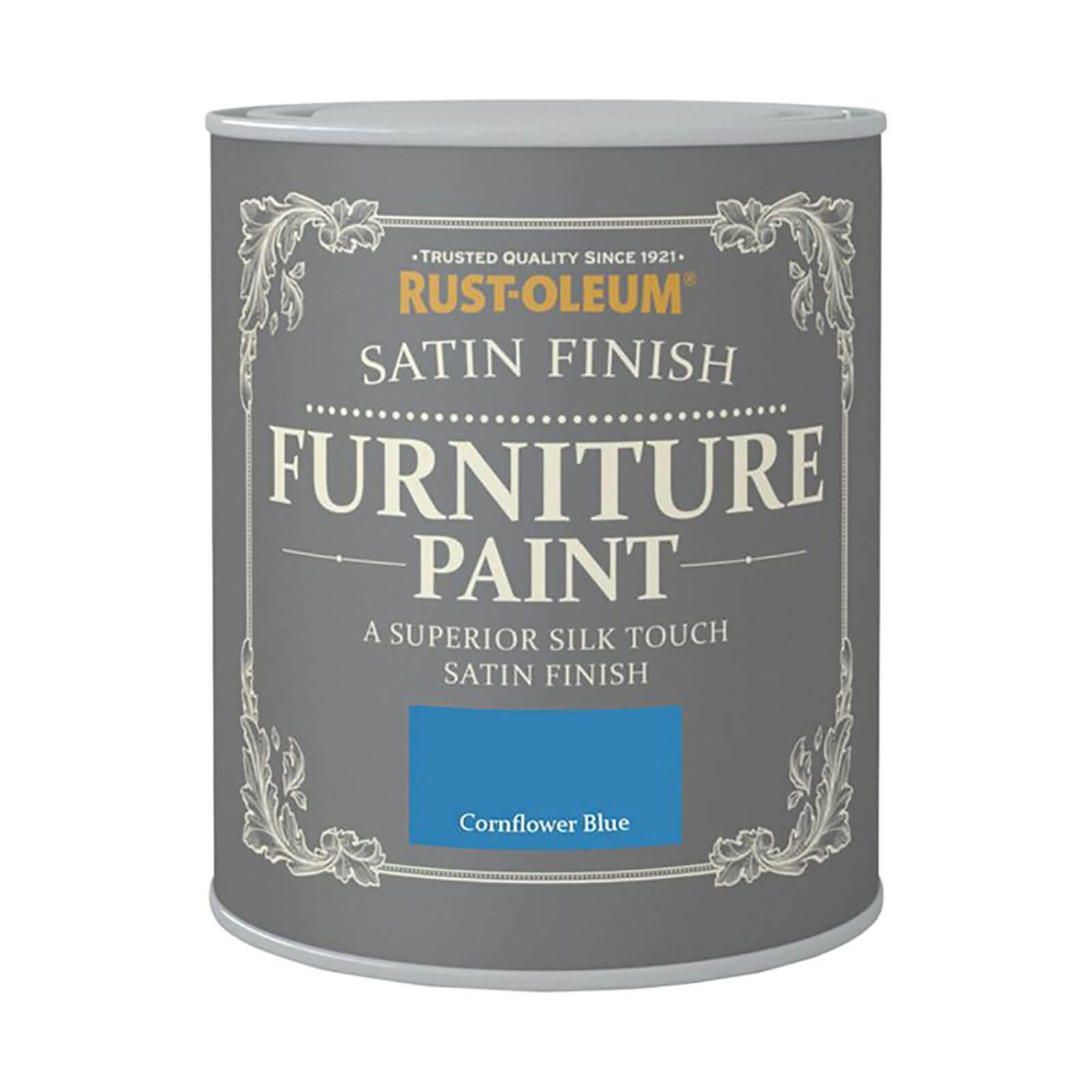 Rust-Oleum Satin Furniture Paint - Cornflower Blue - 125ml
