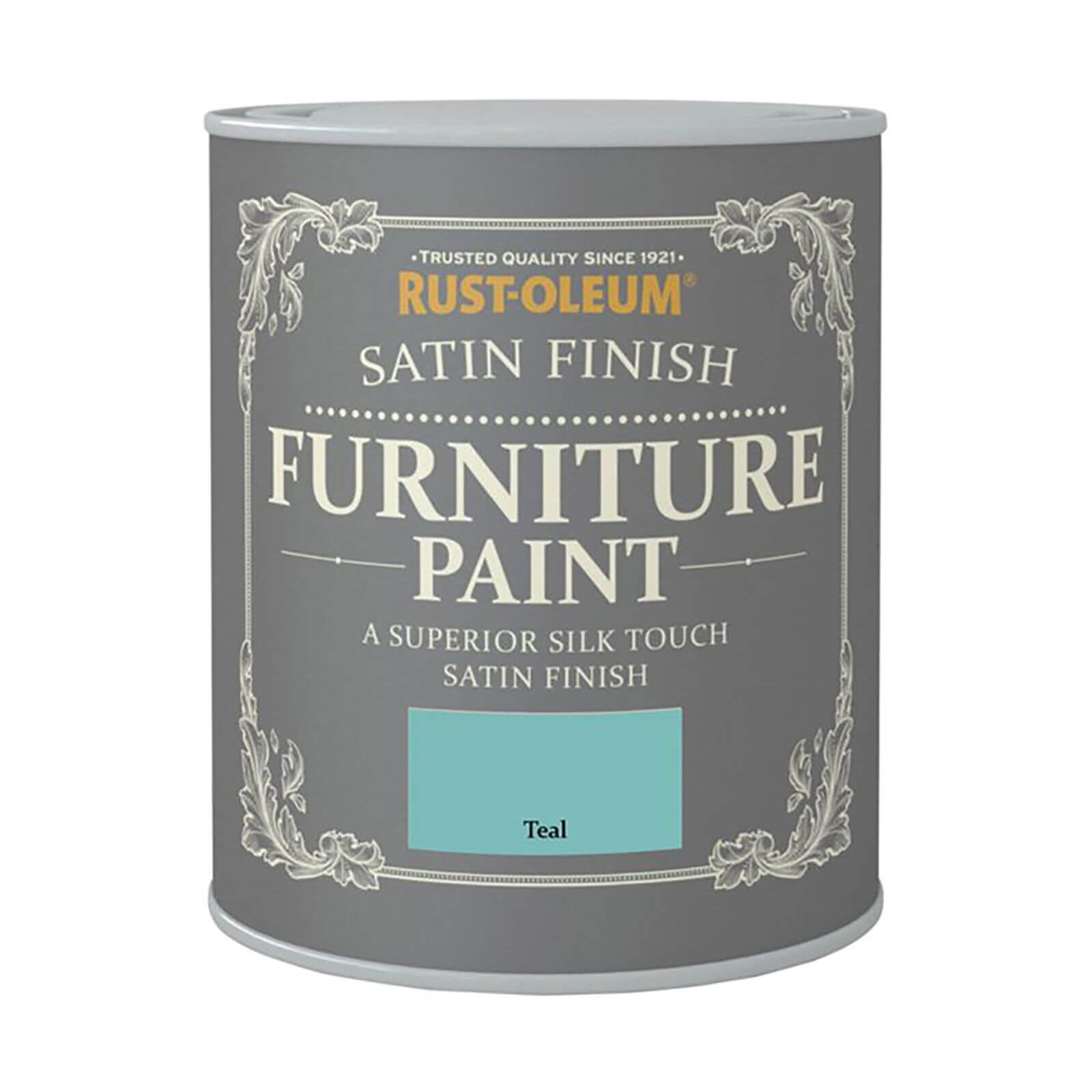Rust-Oleum Satin Furniture Paint Teal - 125ml
