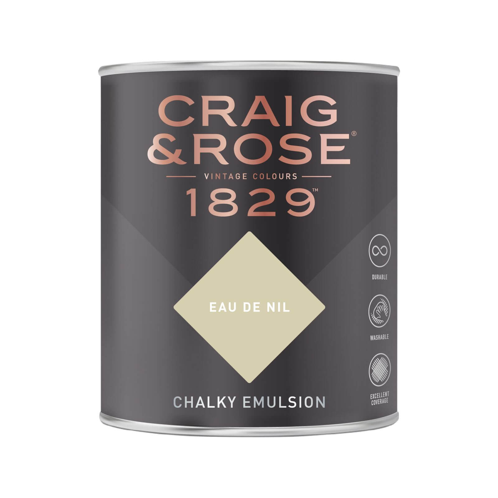 Craig & Rose 1829 Chalky Matt Emulsion Paint Eau de Nil - 750ml
